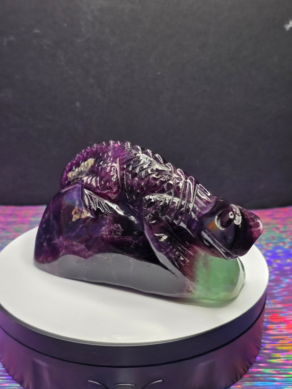Purple Fluorite Lizard