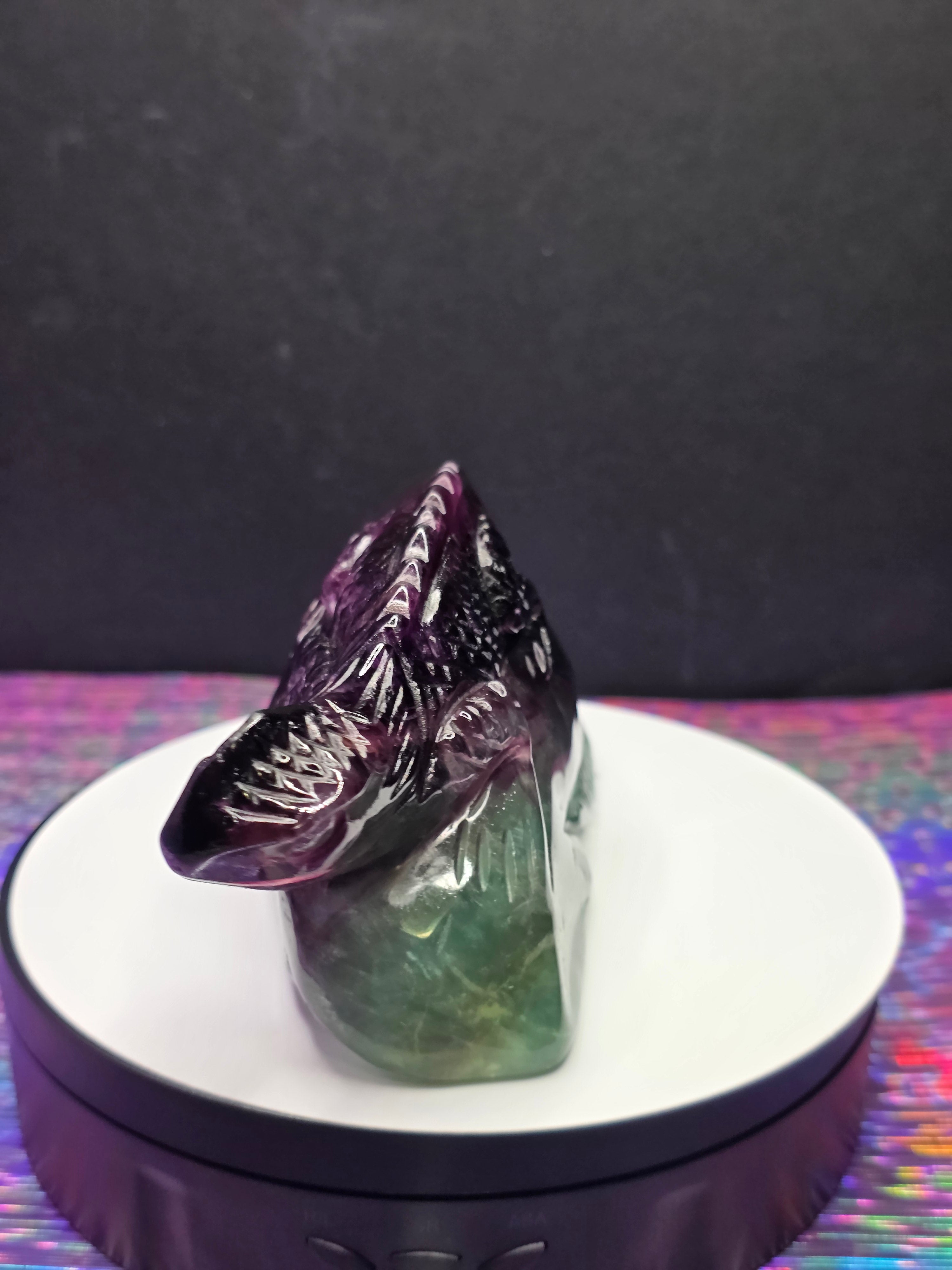 Purple Fluorite Lizard