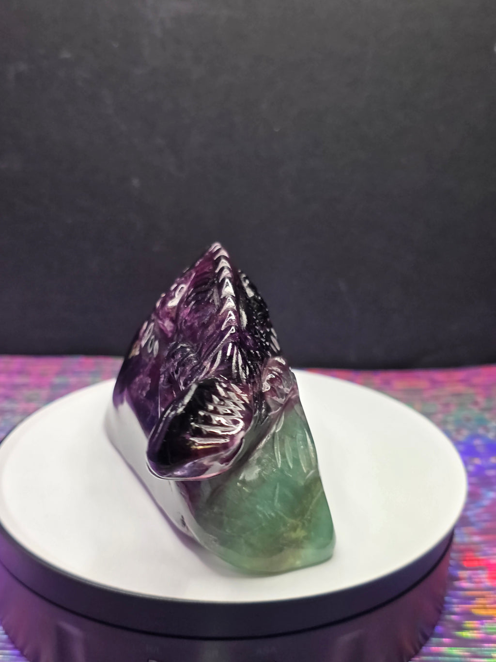 Purple Fluorite Lizard