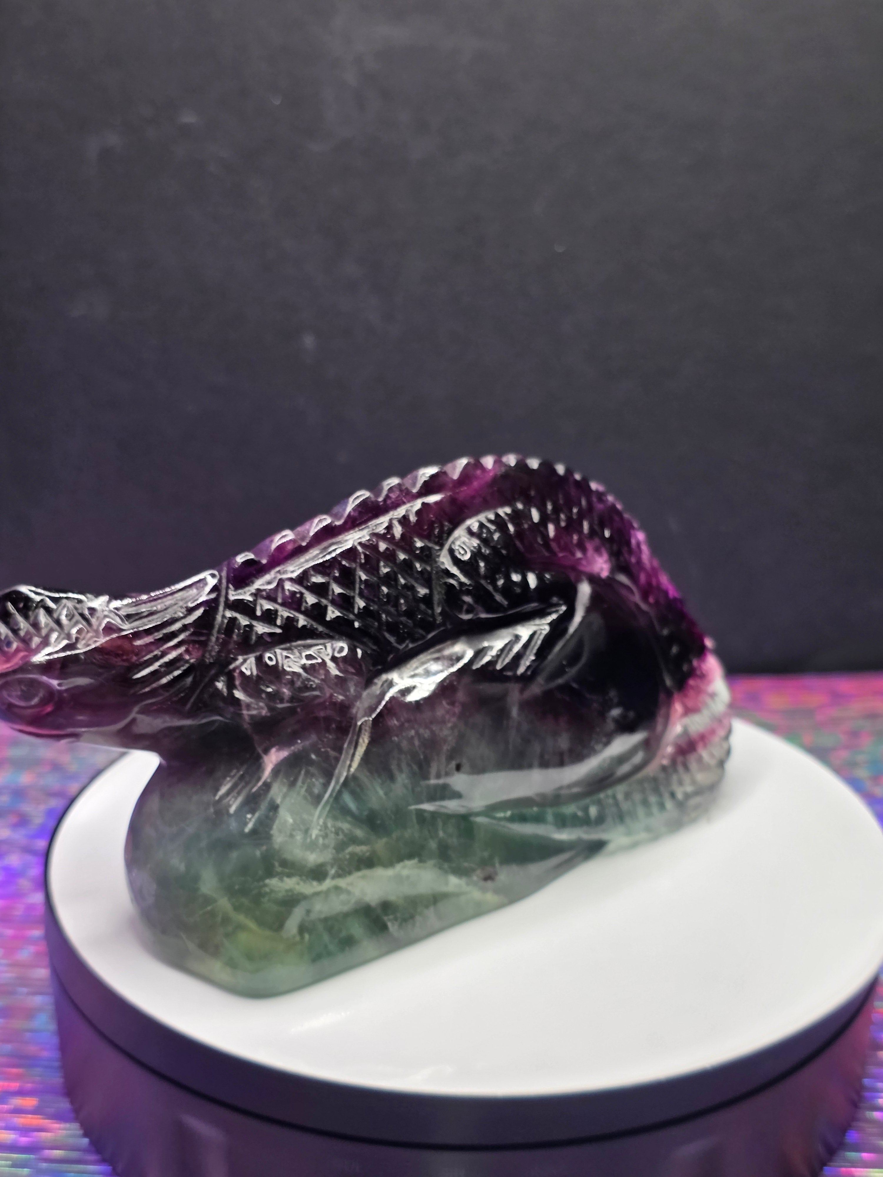 Purple Fluorite Lizard