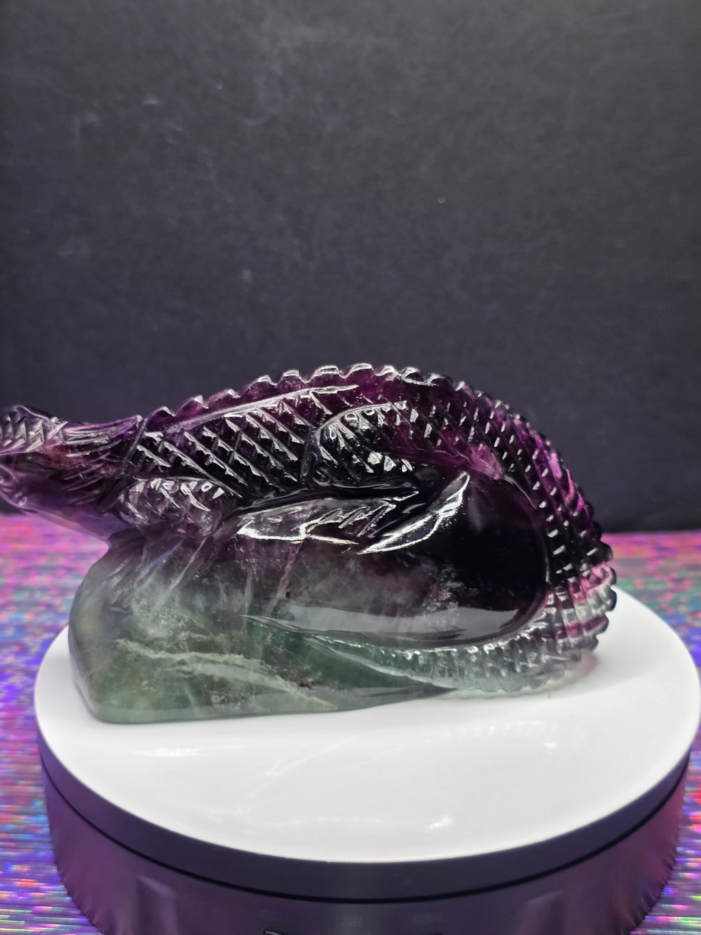 Purple Fluorite Lizard