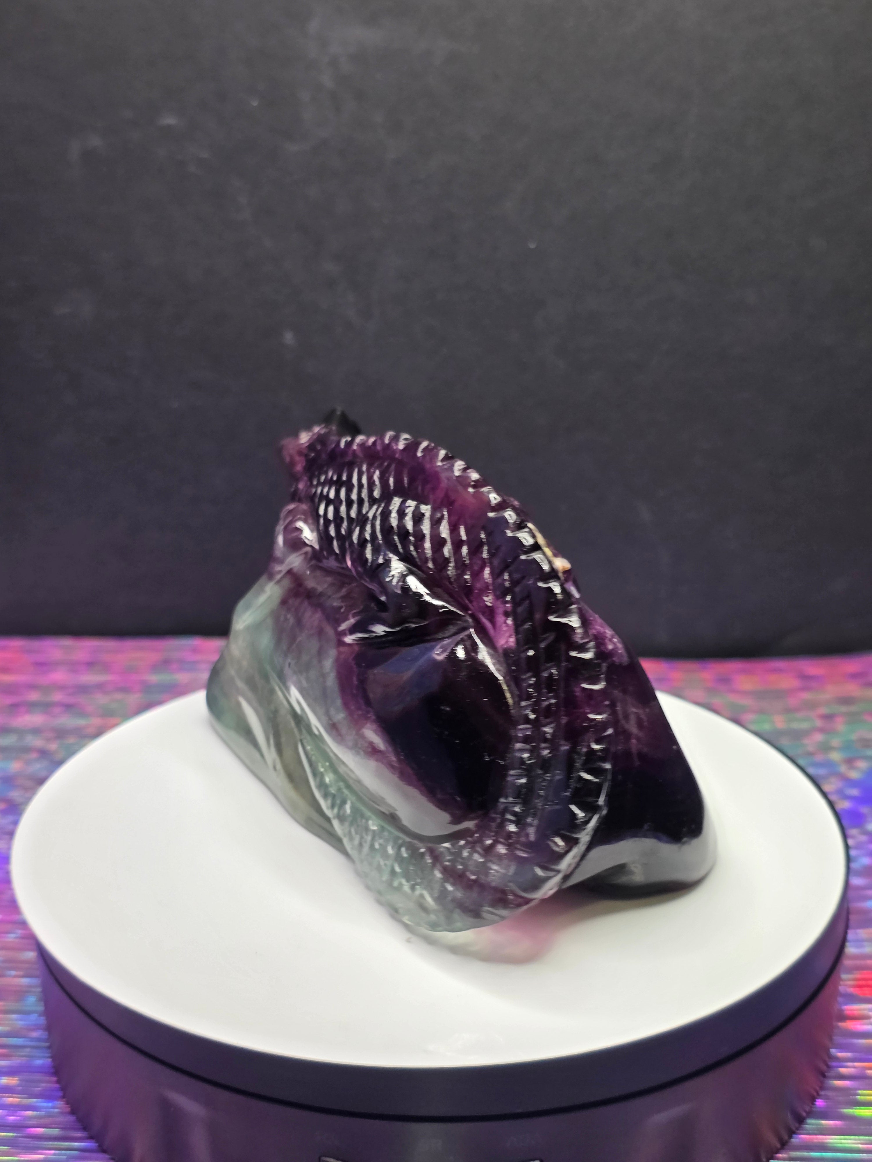 Purple Fluorite Lizard