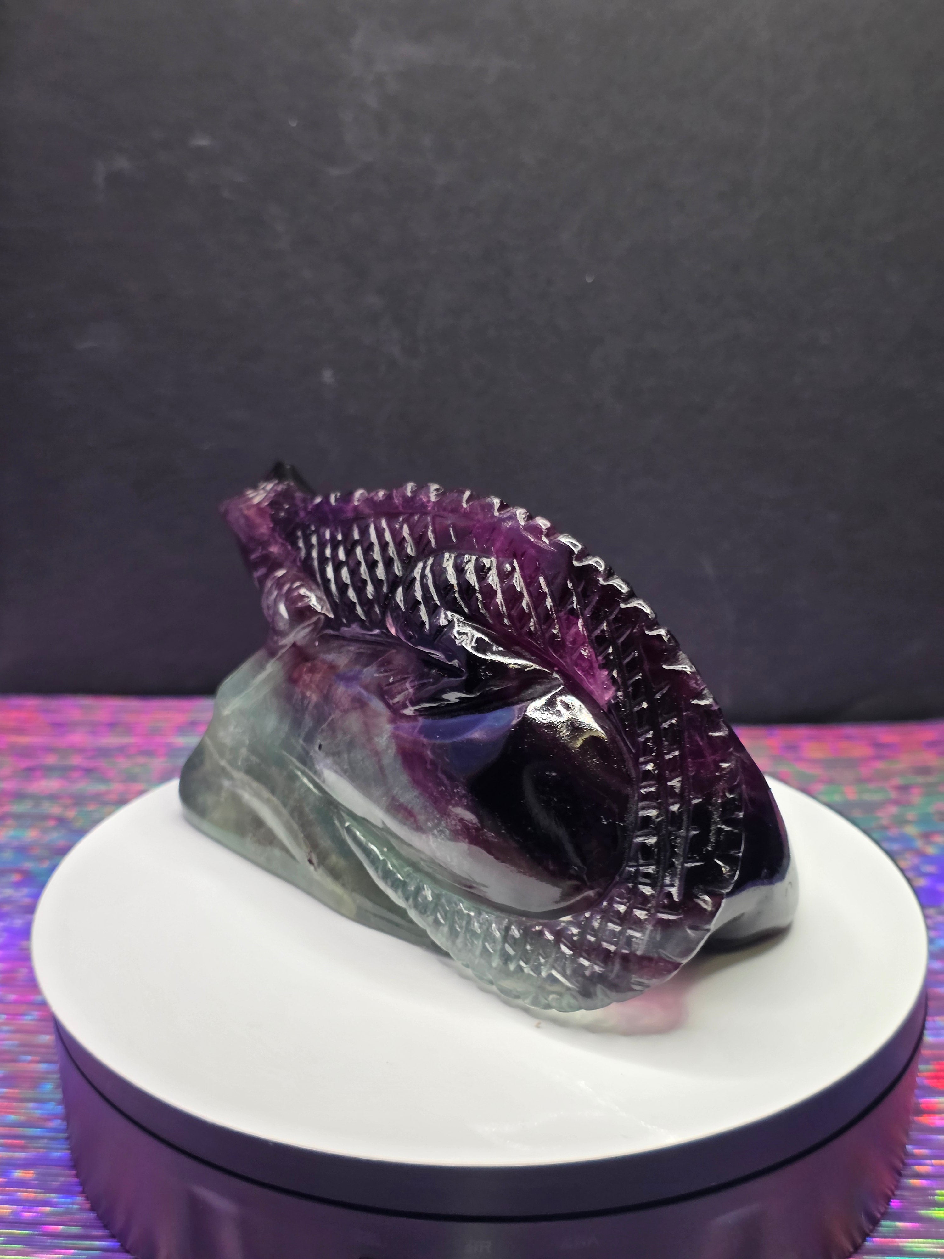 Purple Fluorite Lizard
