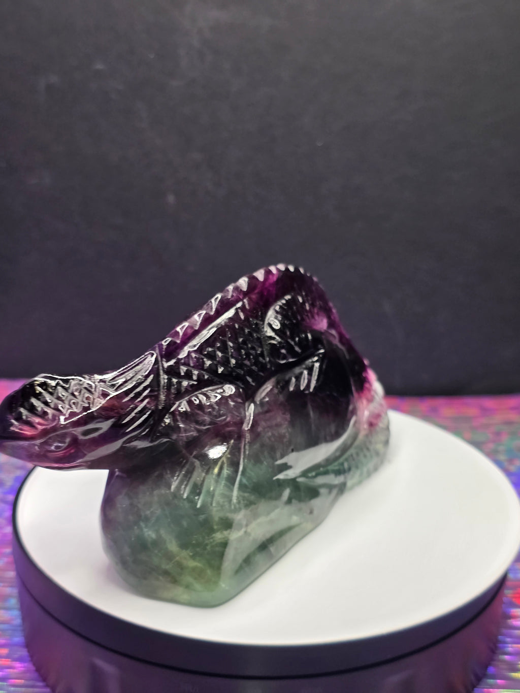 Purple Fluorite Lizard