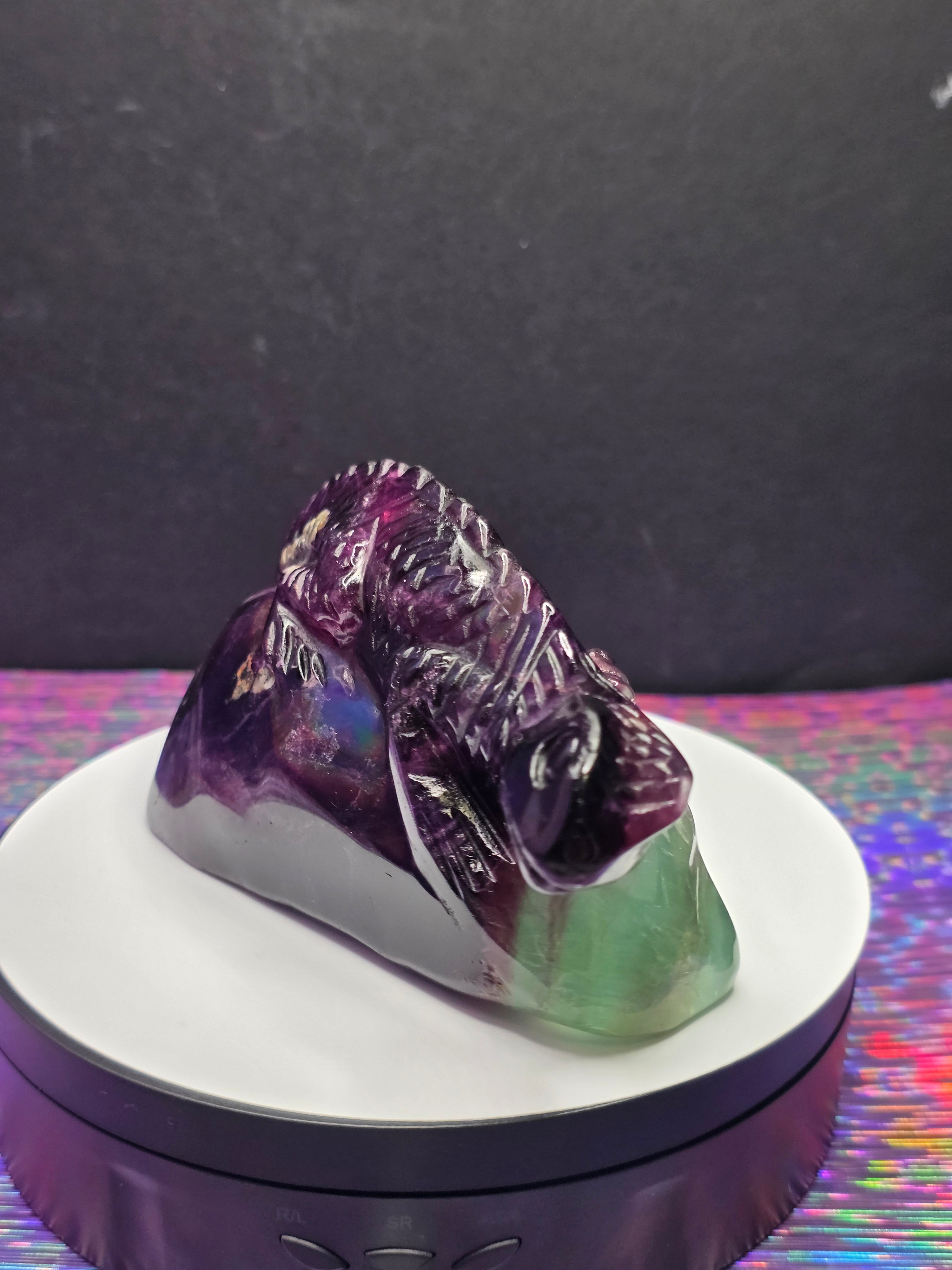 Purple Fluorite Lizard