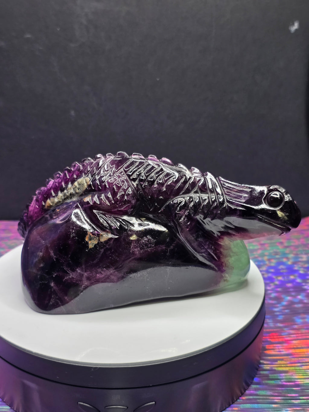 Purple Fluorite Lizard