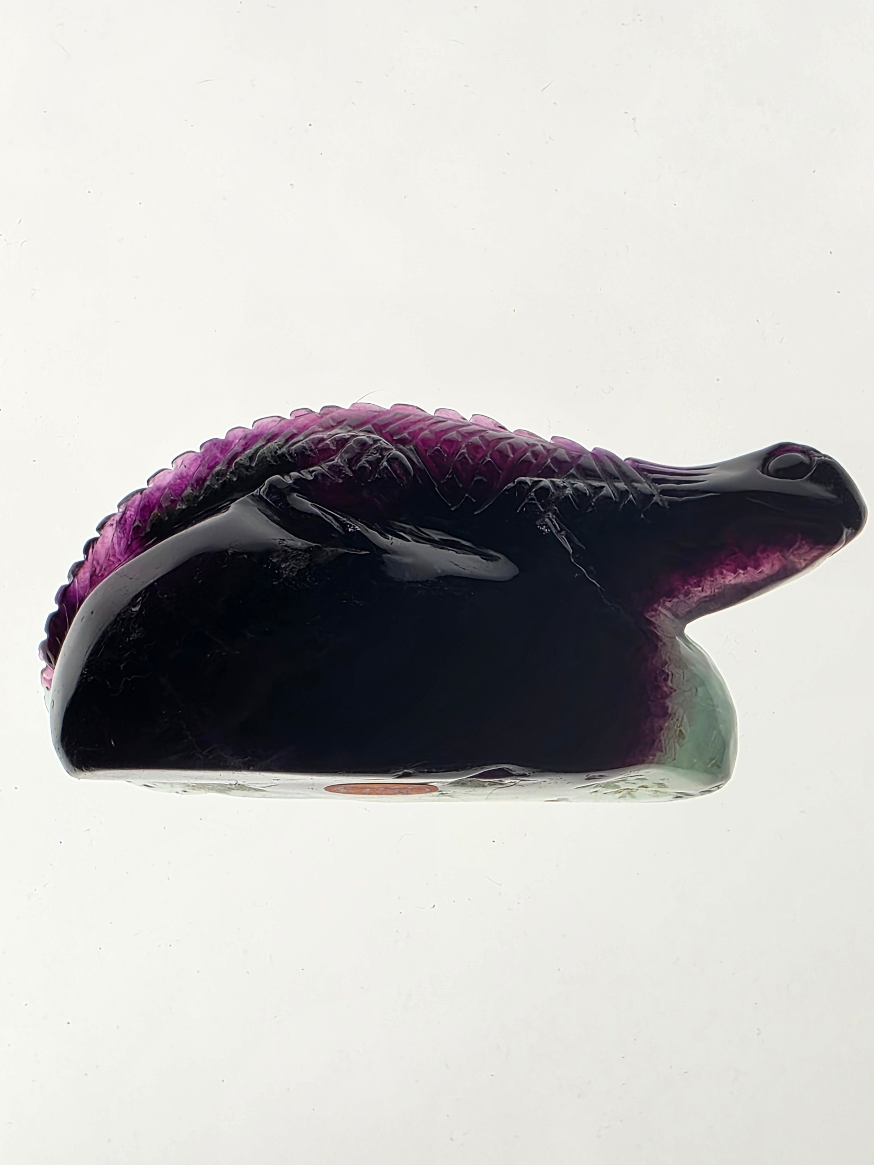 Purple Fluorite Lizard
