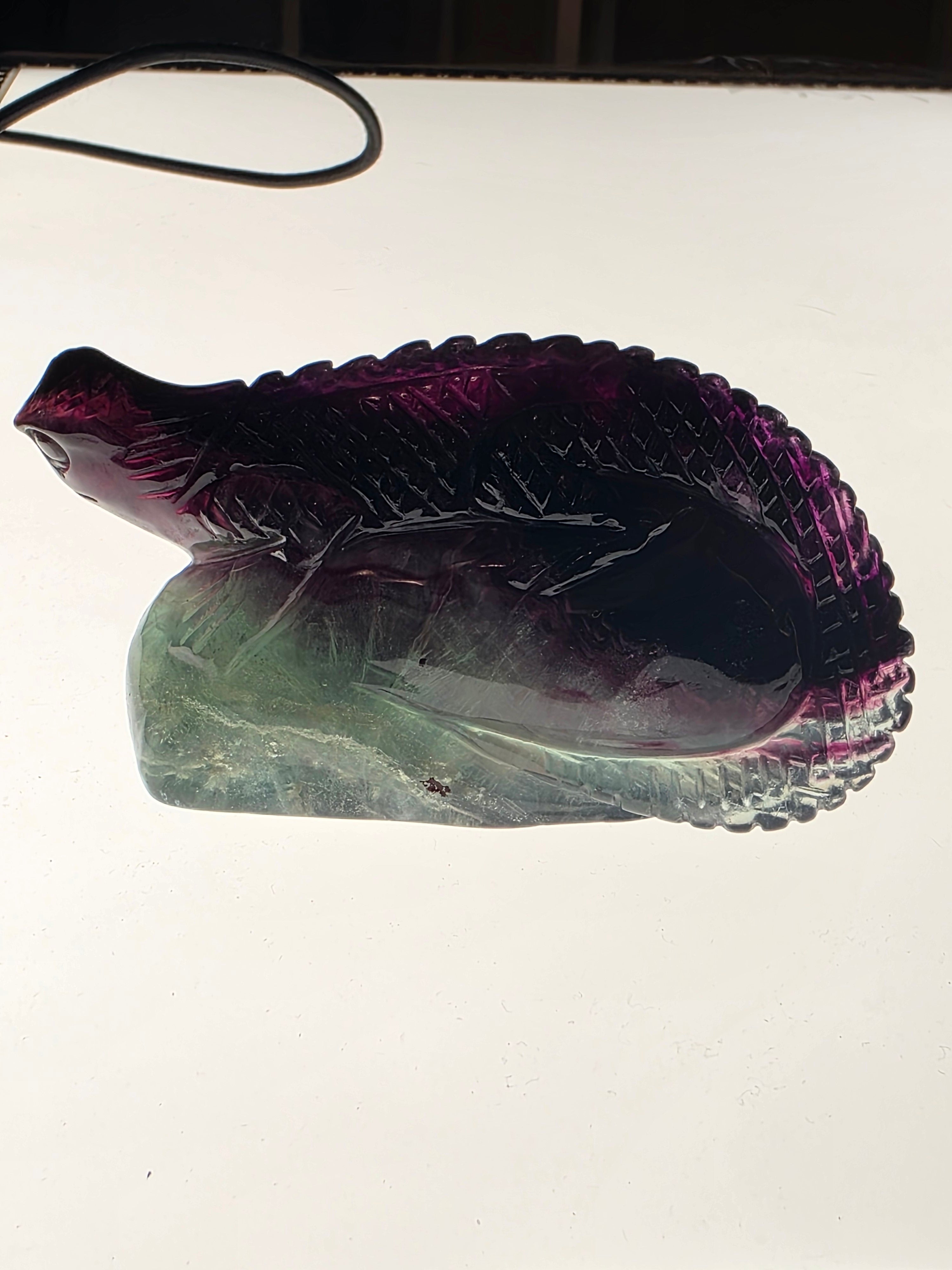 Purple Fluorite Lizard