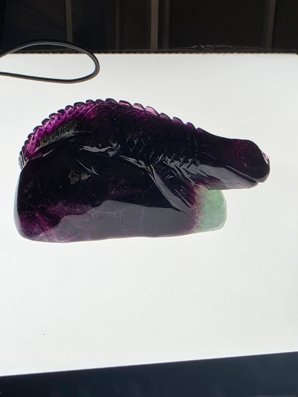 Purple Fluorite Lizard
