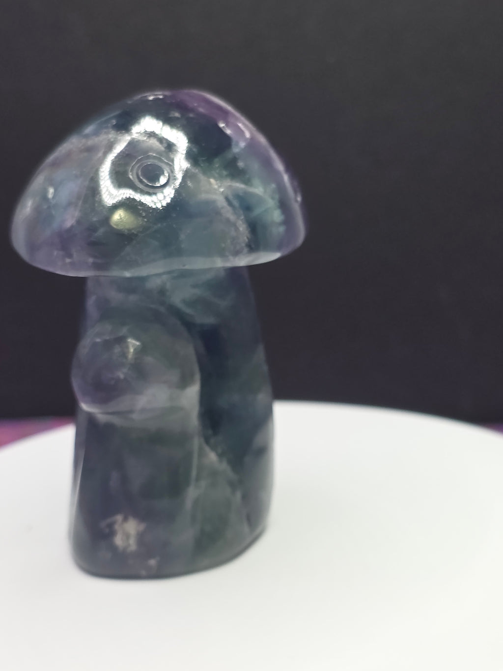 Rainbow Fluorite Mushroom