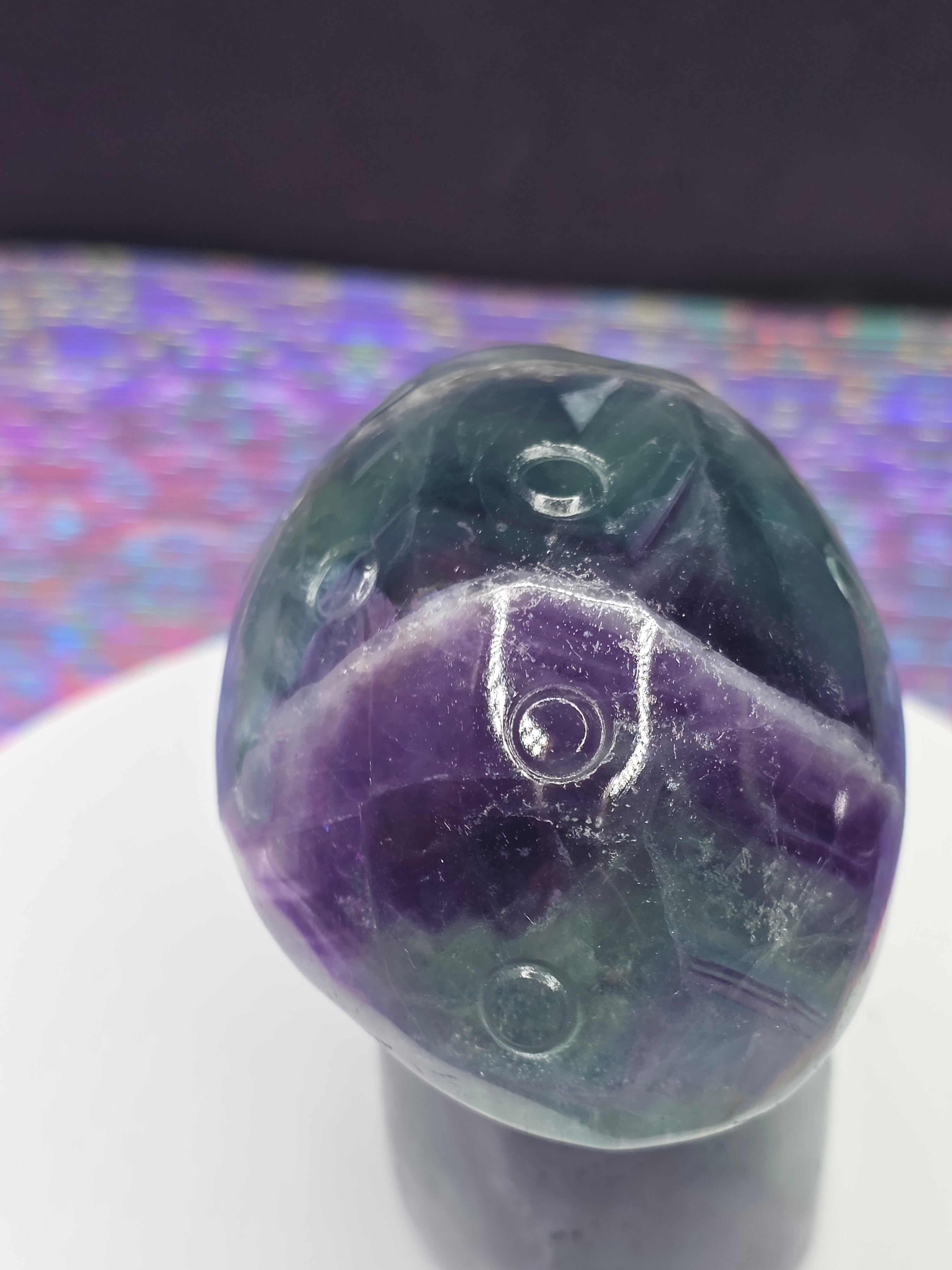 Rainbow Fluorite Mushroom