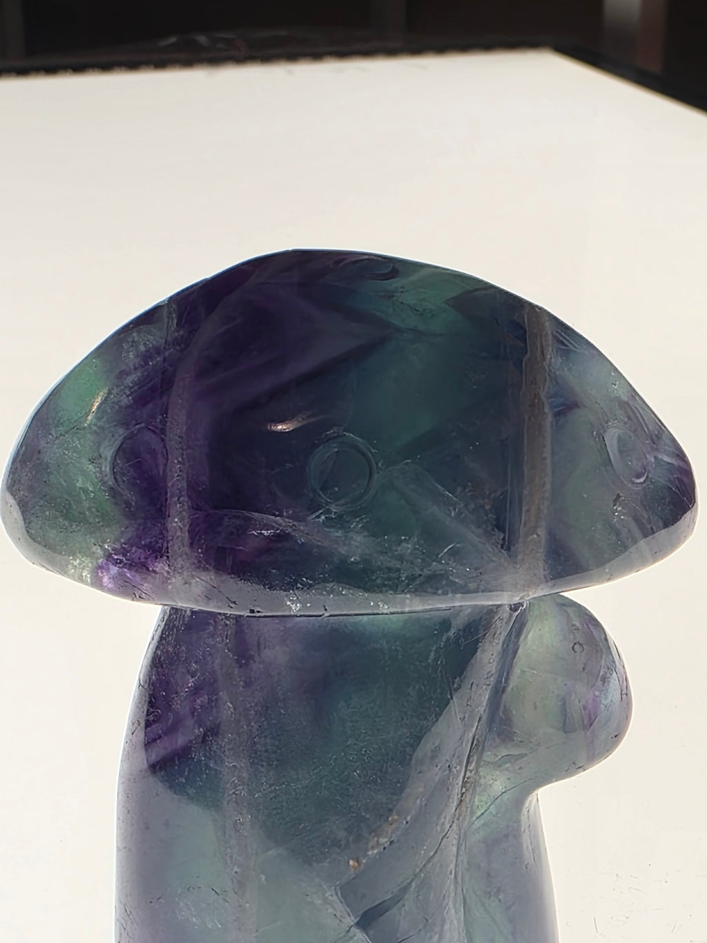 Rainbow Fluorite Mushroom
