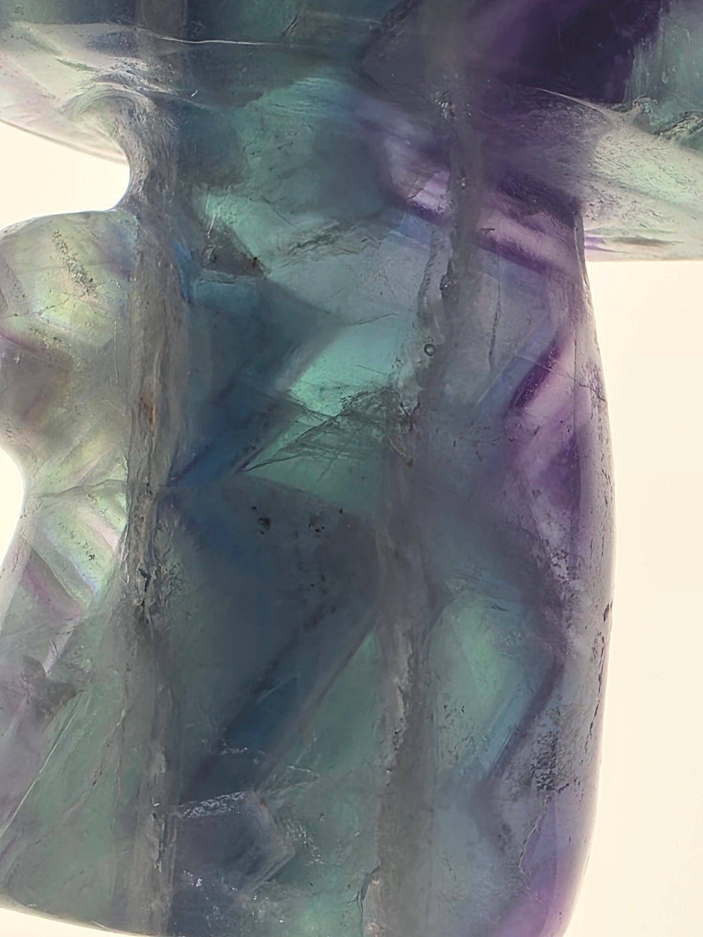 Rainbow Fluorite Mushroom