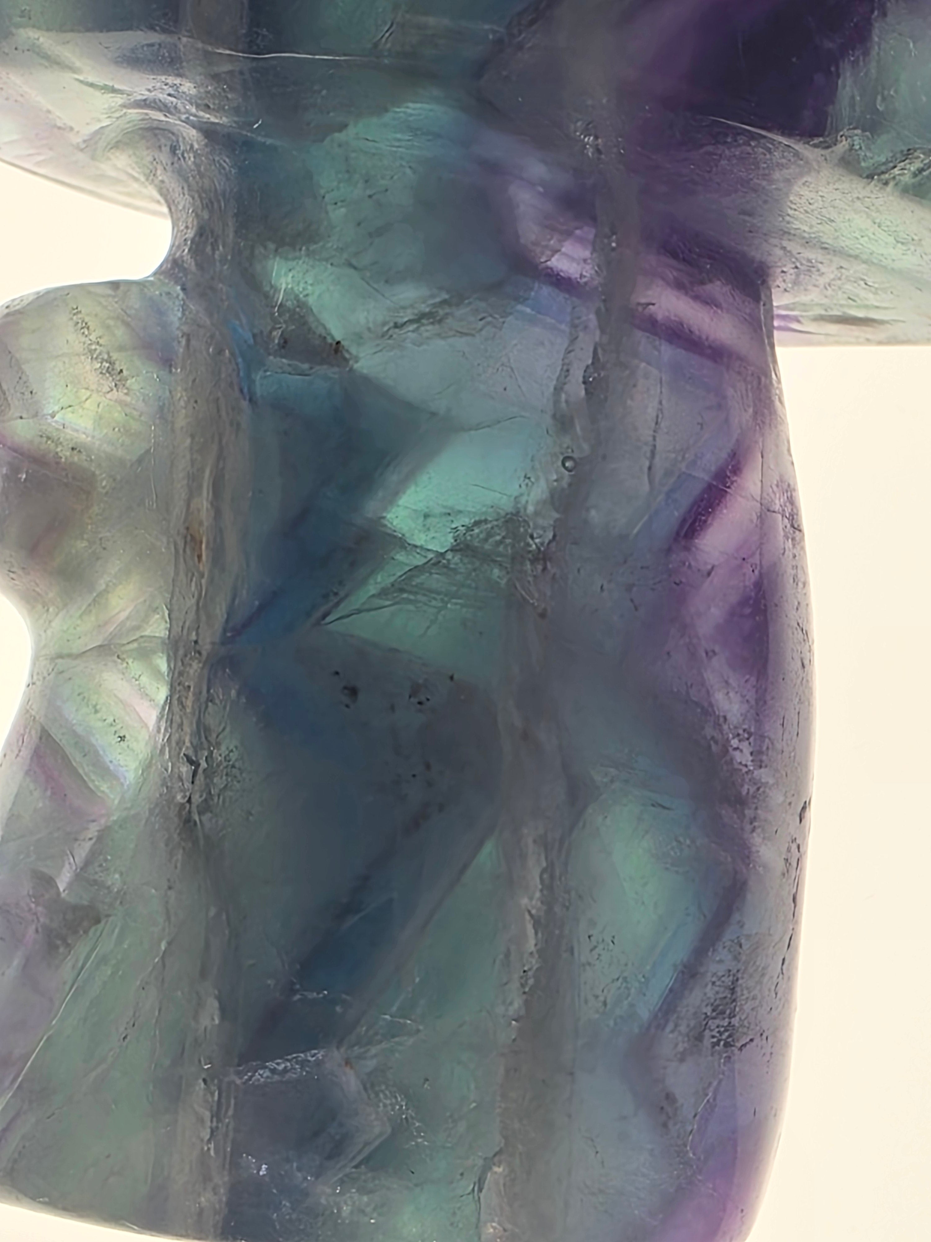 Rainbow Fluorite Mushroom