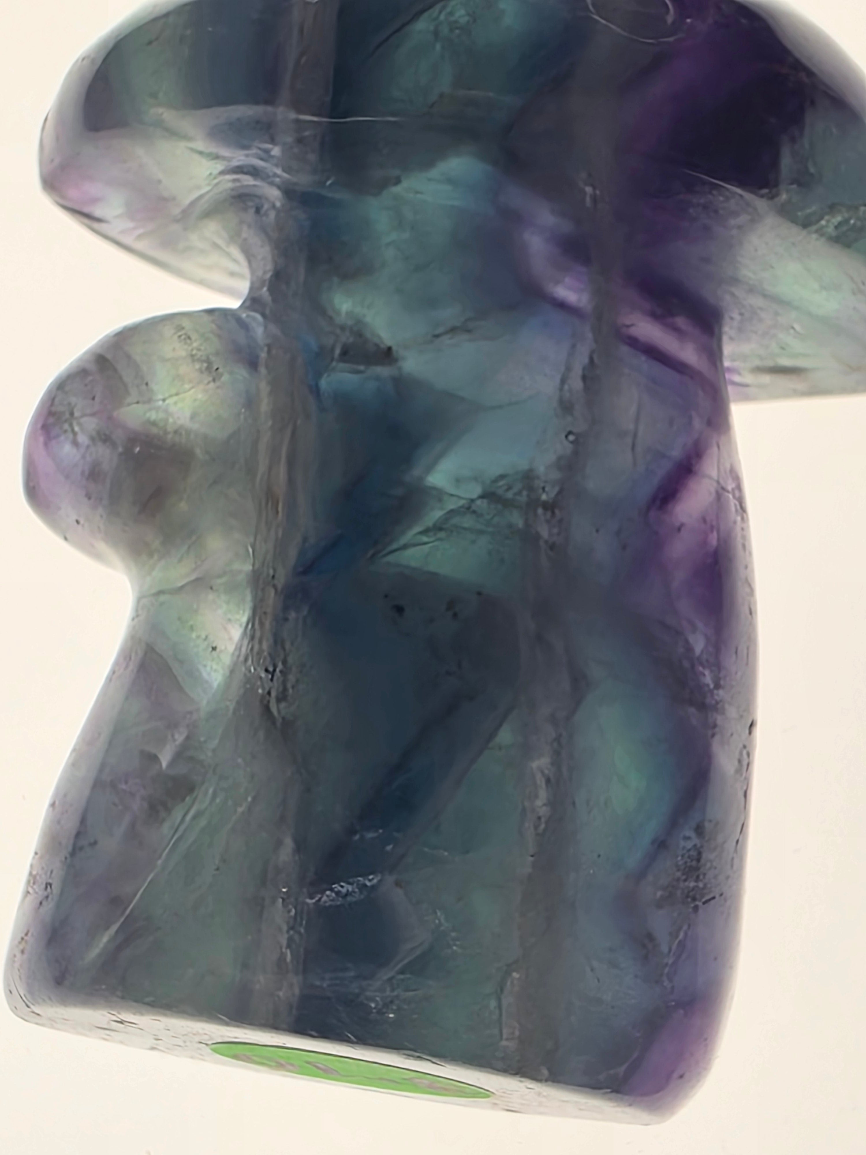 Rainbow Fluorite Mushroom