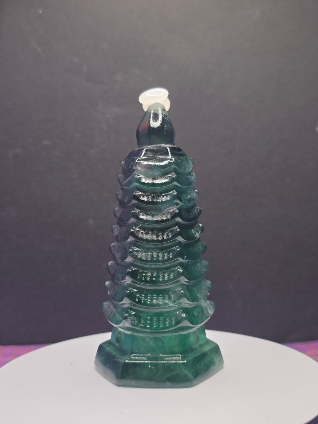 Blue Green Fluorite Pagoda