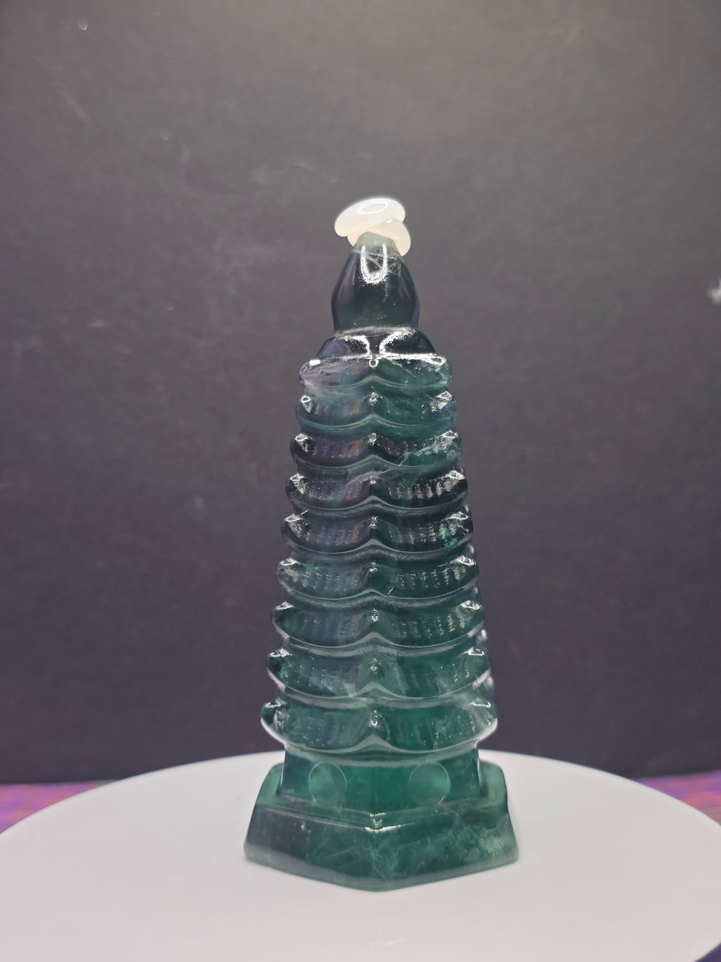 Blue Green Fluorite Pagoda
