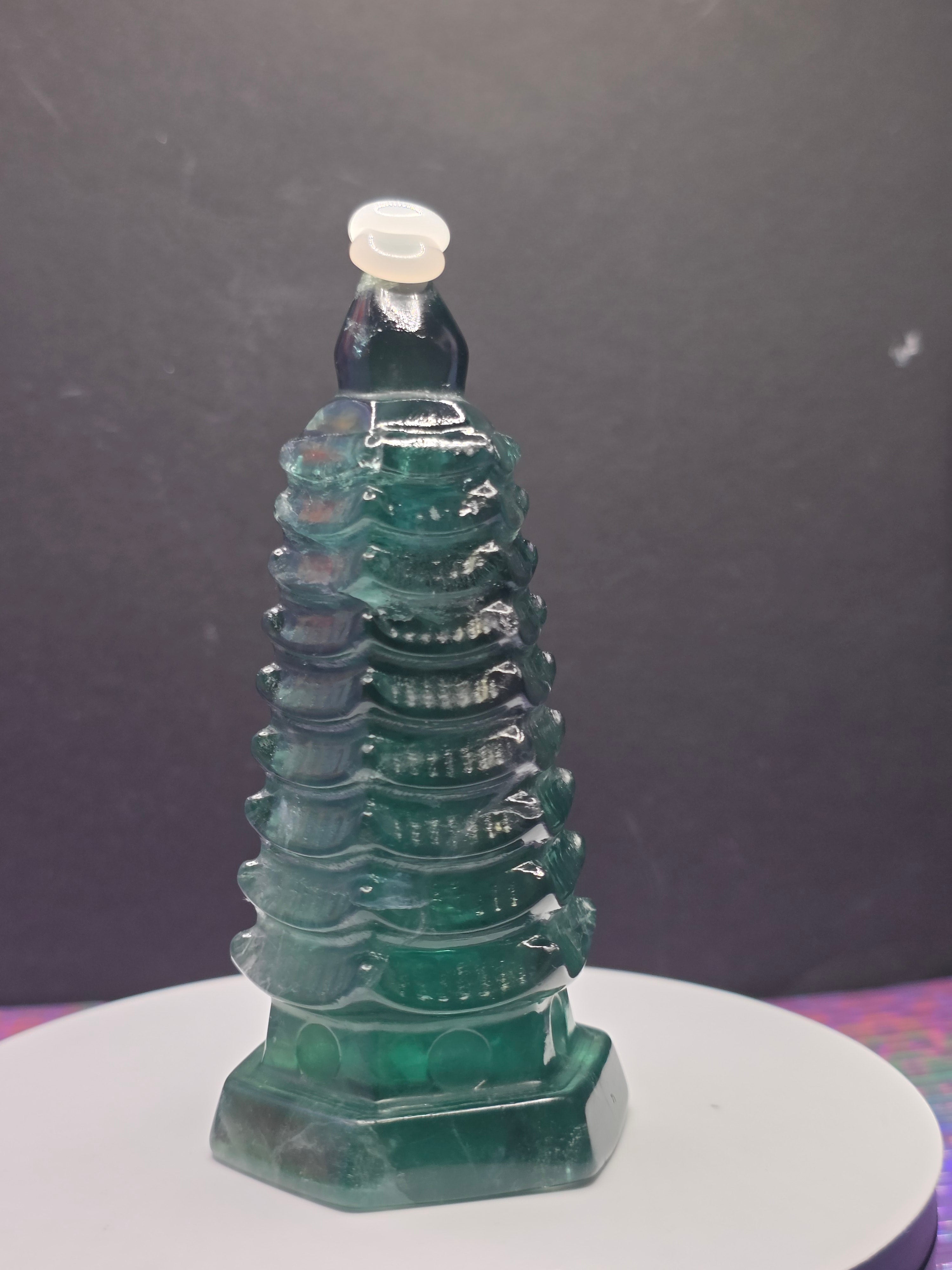 Blue Green Fluorite Pagoda