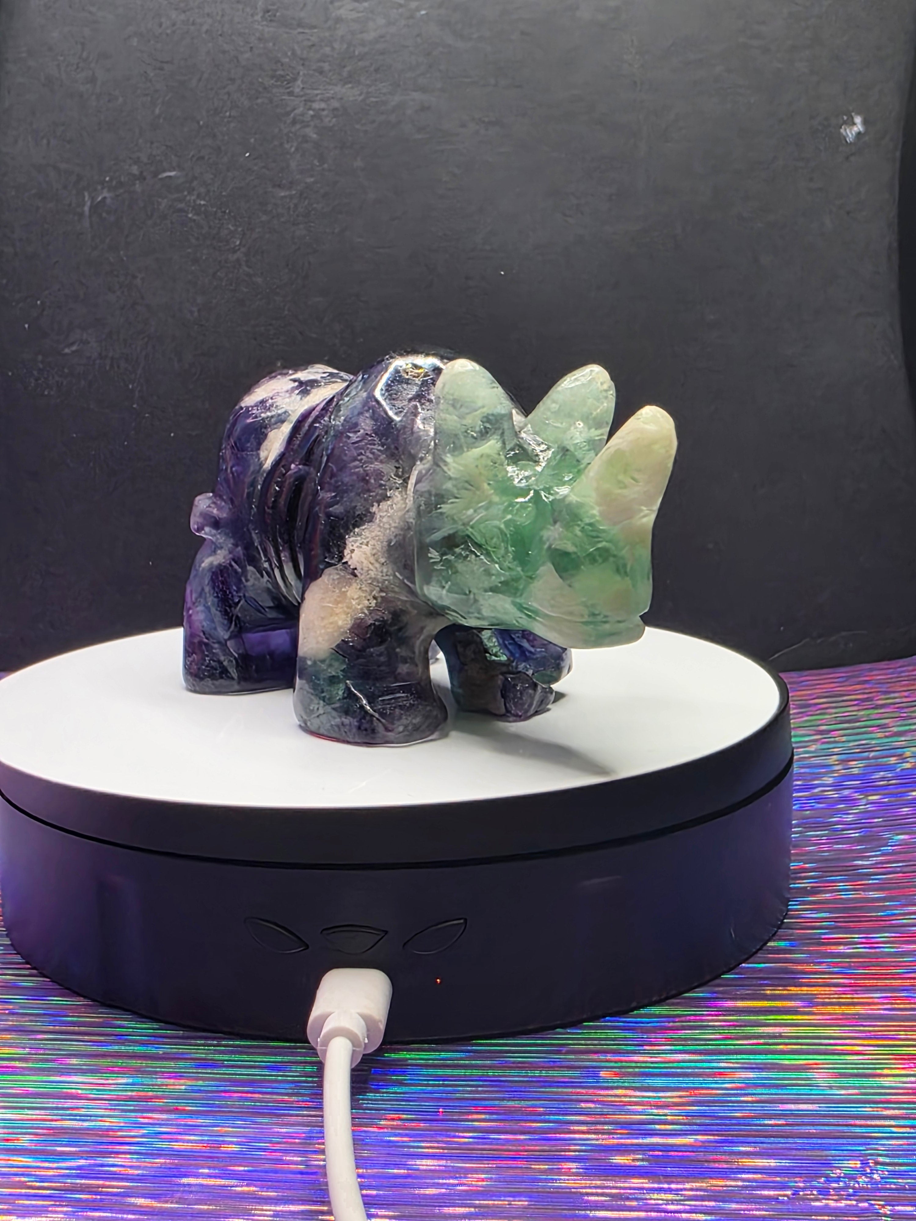 Fluorite Rhino