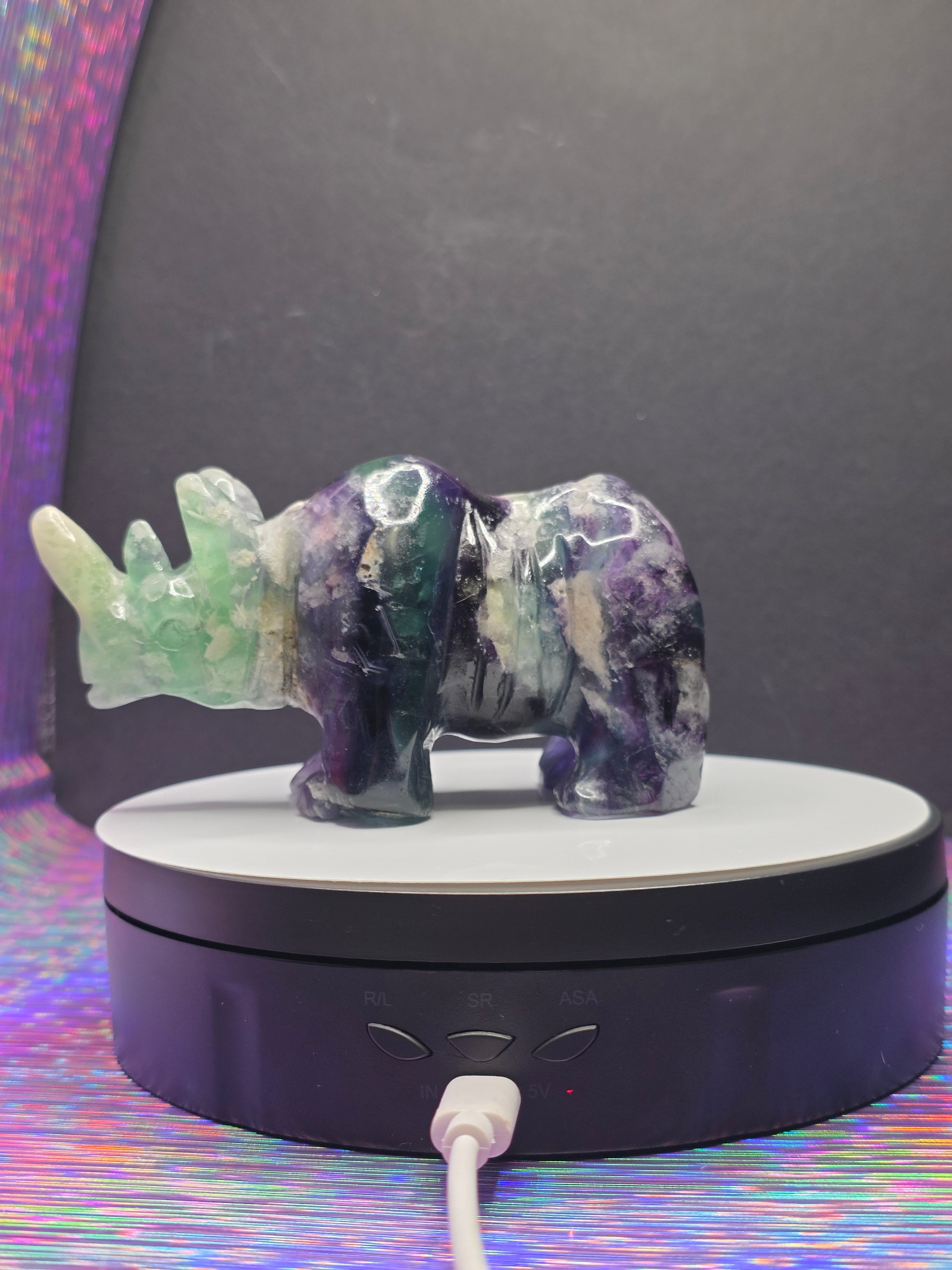 Fluorite Rhino