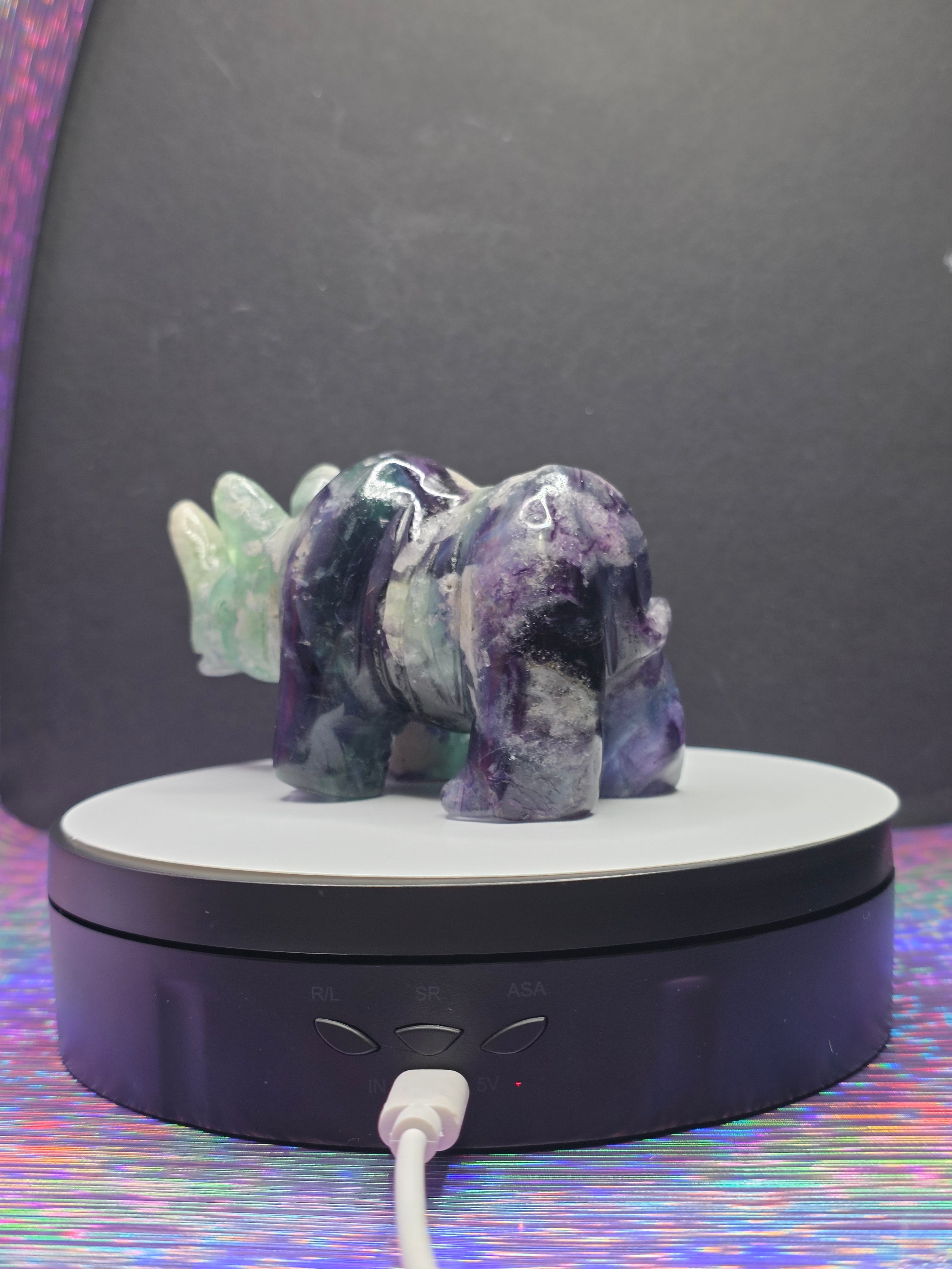 Fluorite Rhino