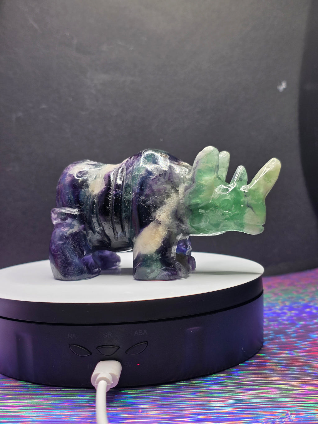 Fluorite Rhino
