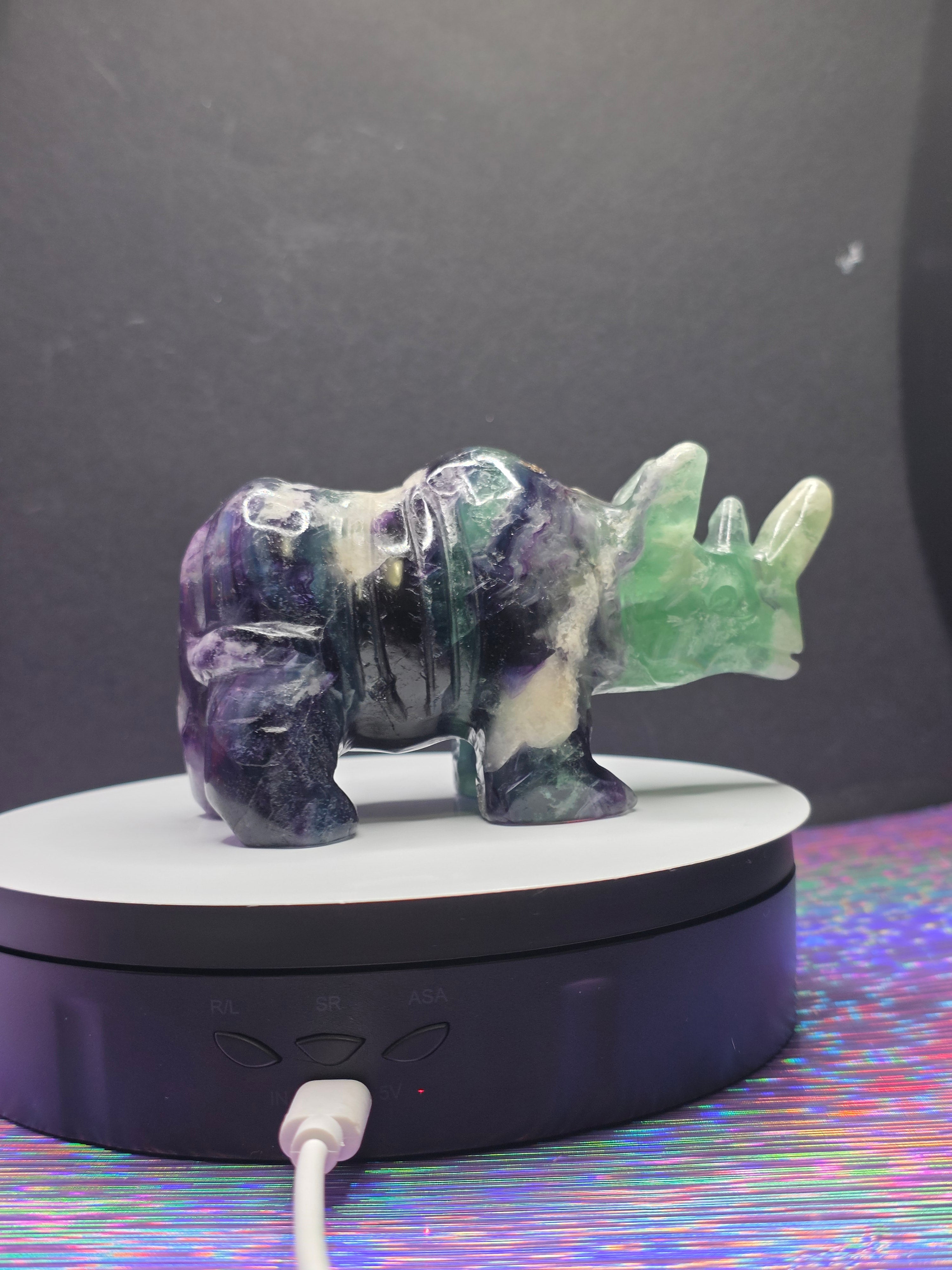 Fluorite Rhino