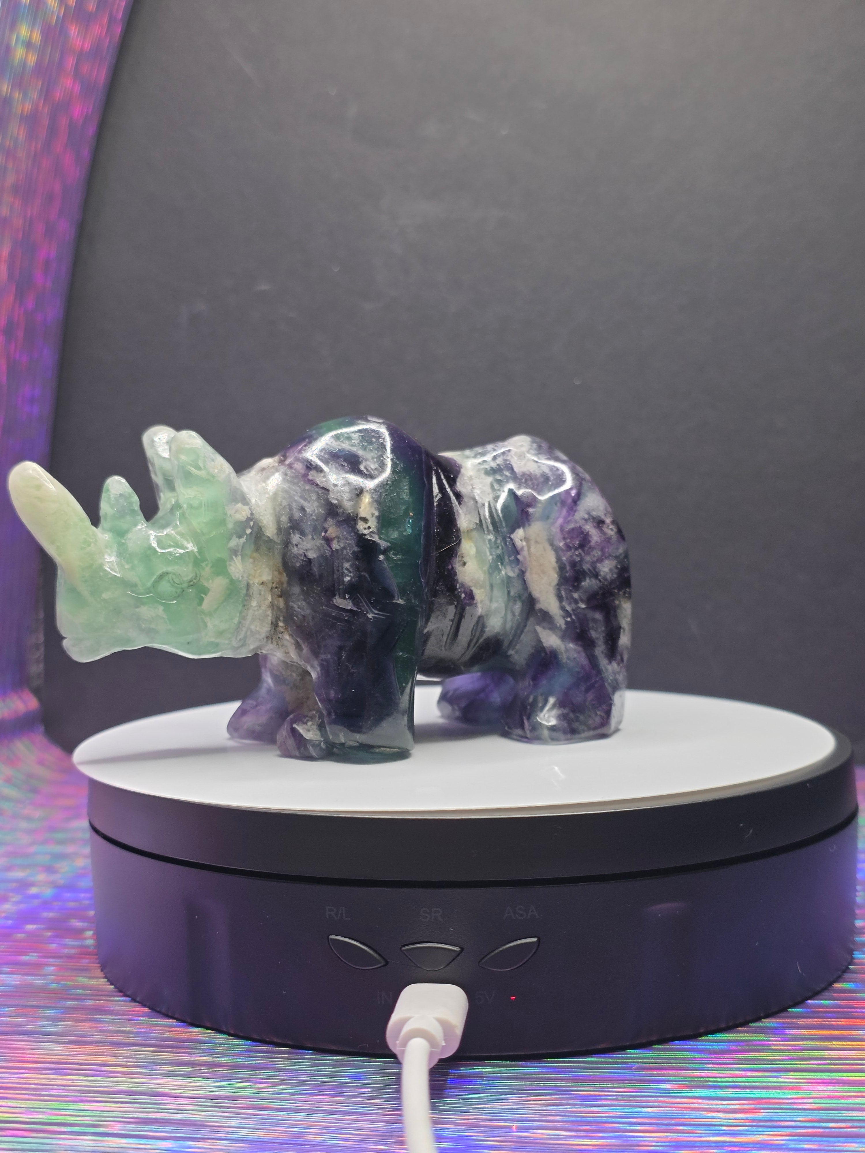 Fluorite Rhino