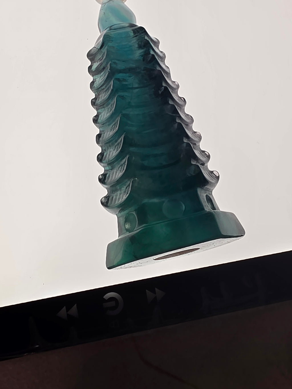 Green Fluorite Pagoda