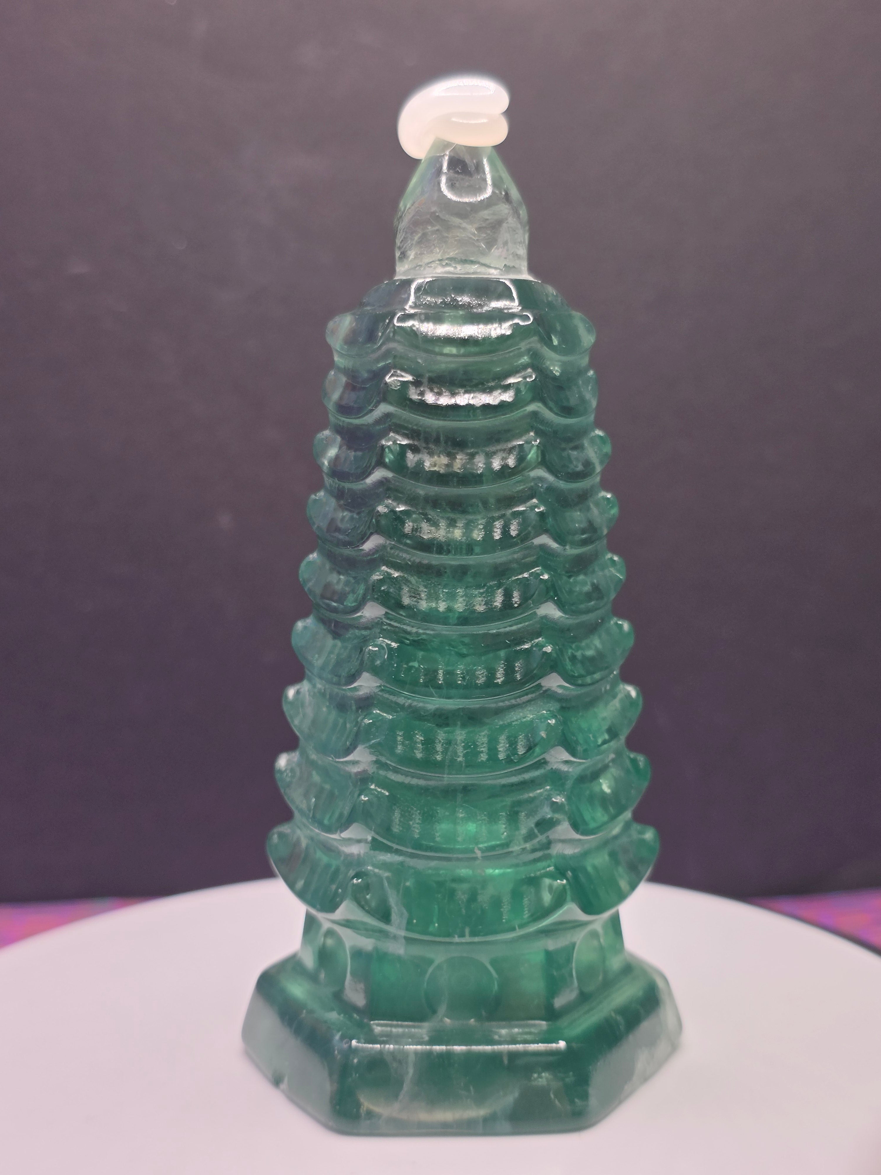 Green Fluorite Pagoda