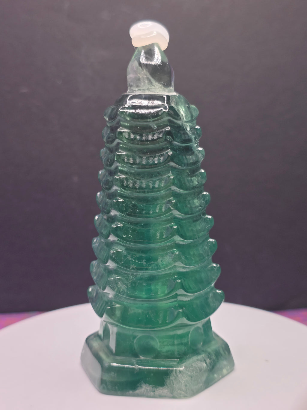 Green Fluorite Pagoda