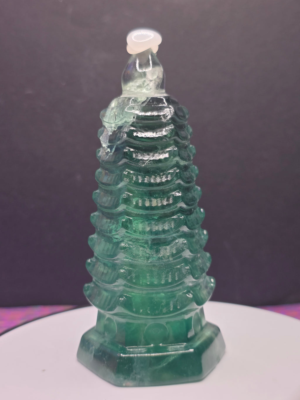 Green Fluorite Pagoda