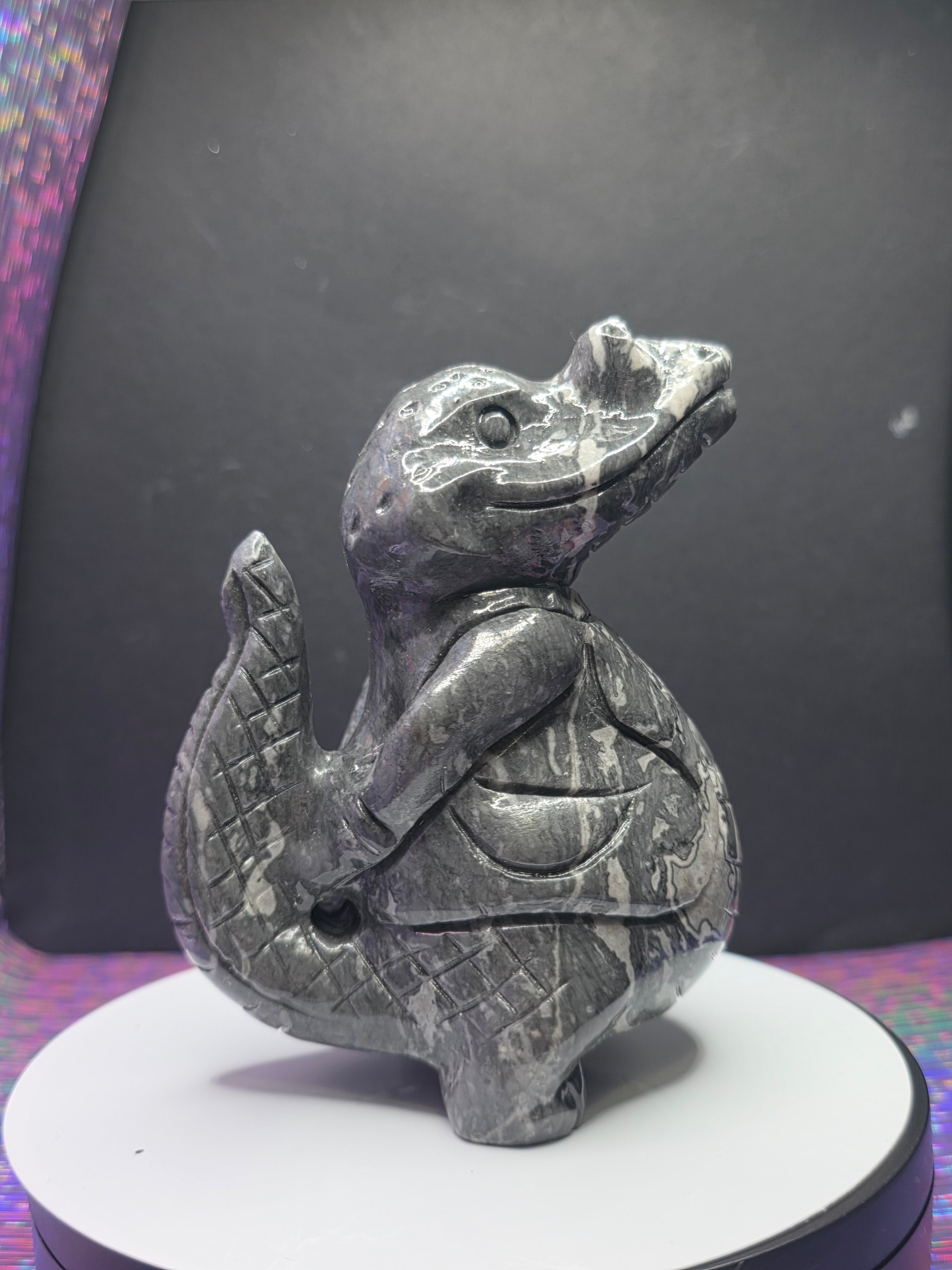 Jasper Fancy Standing Alligator