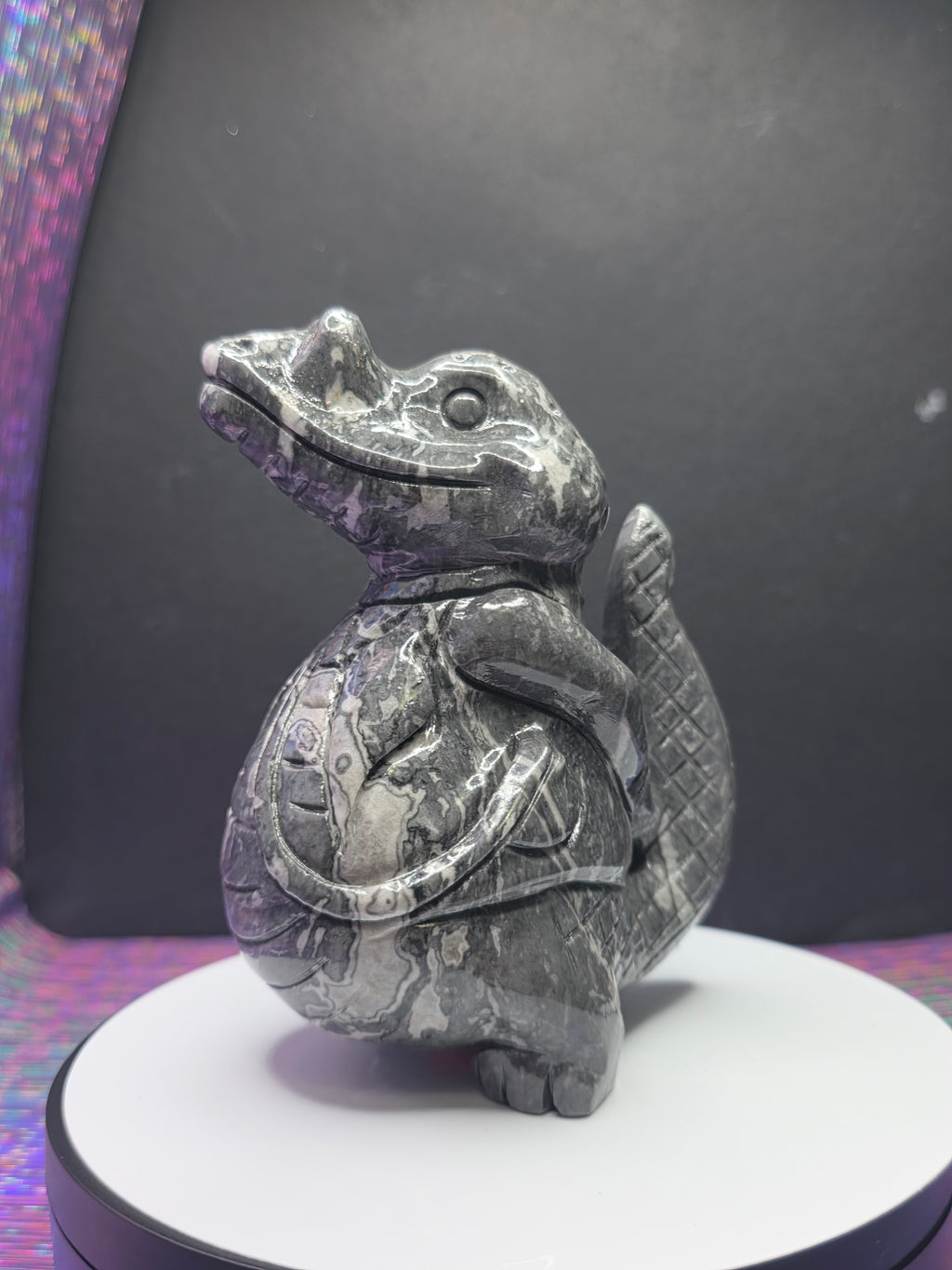 Jasper Fancy Standing Alligator