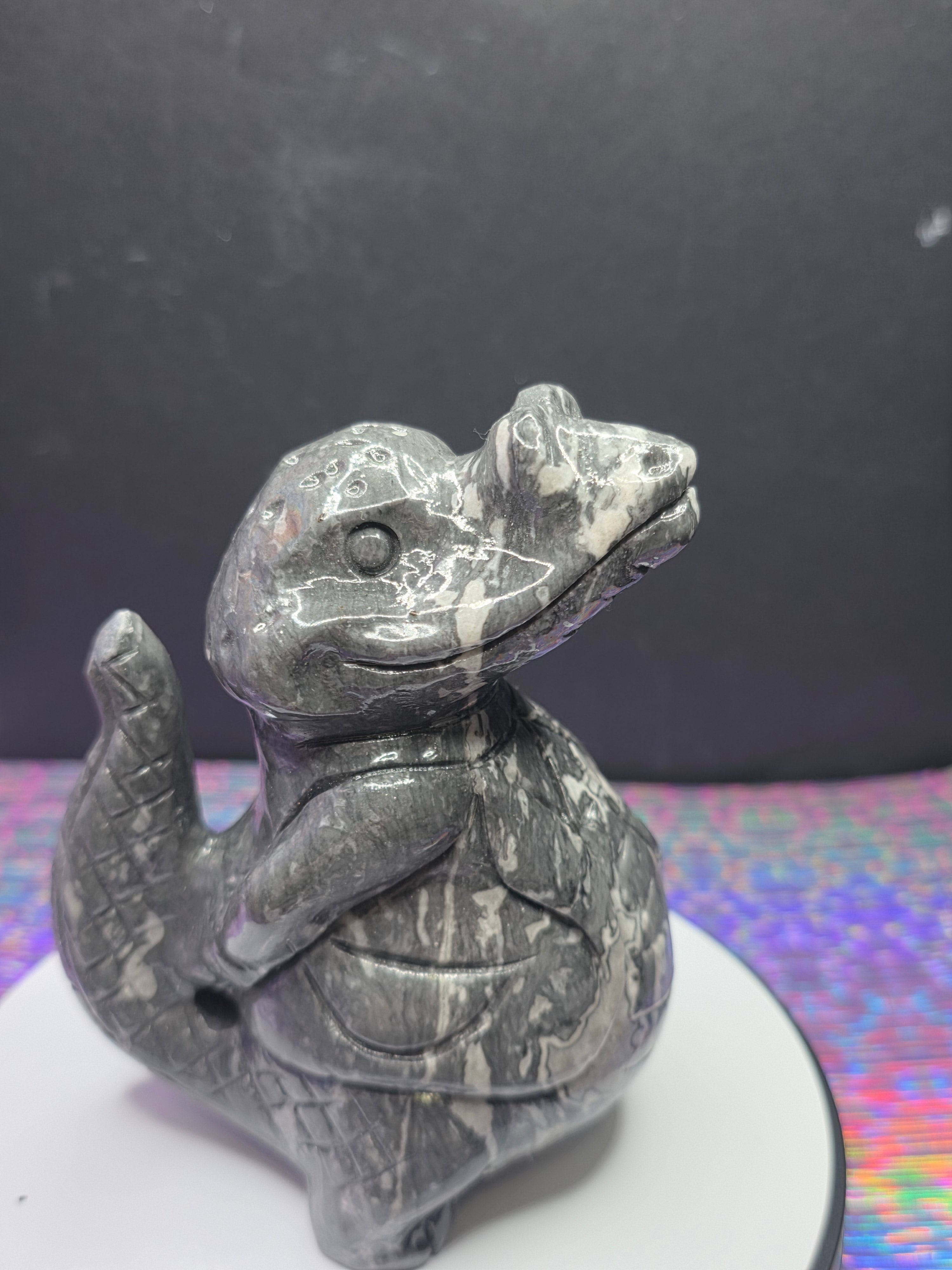 Jasper Fancy Standing Alligator