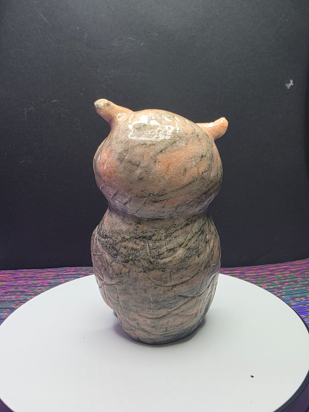 Pink Zebra Jasper Owl