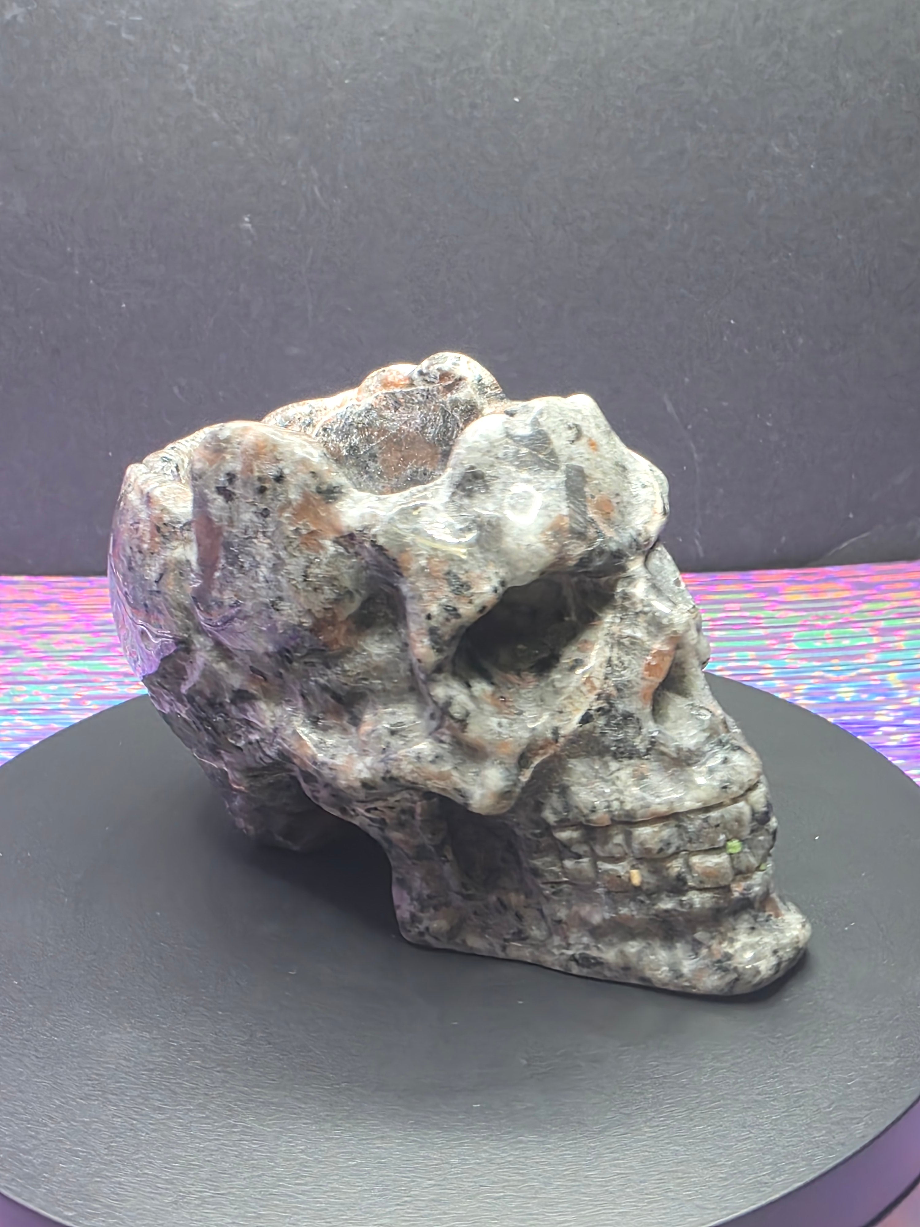 Yooperlite Skull Bowl