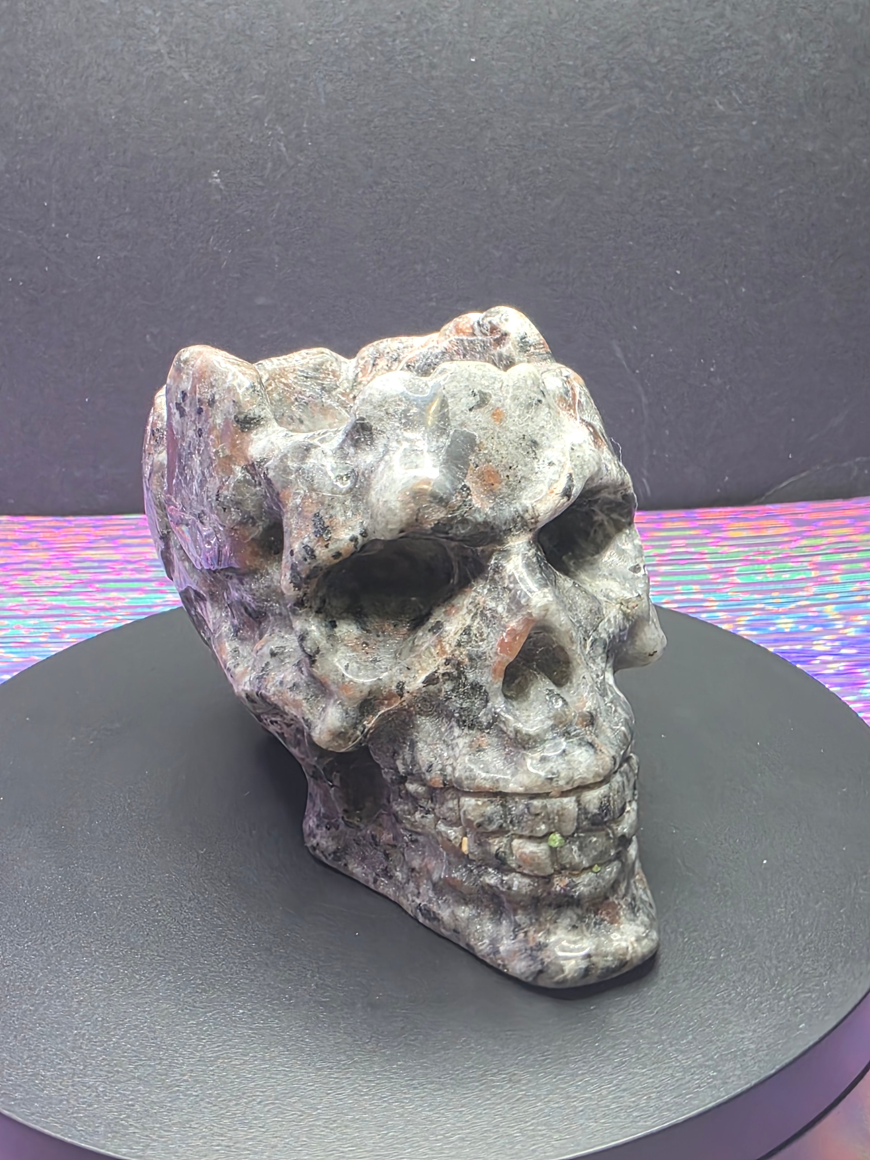 Yooperlite Skull Bowl