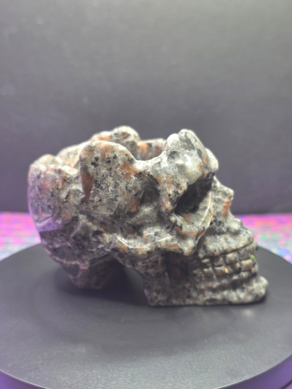 Yooperlite Skull Bowl