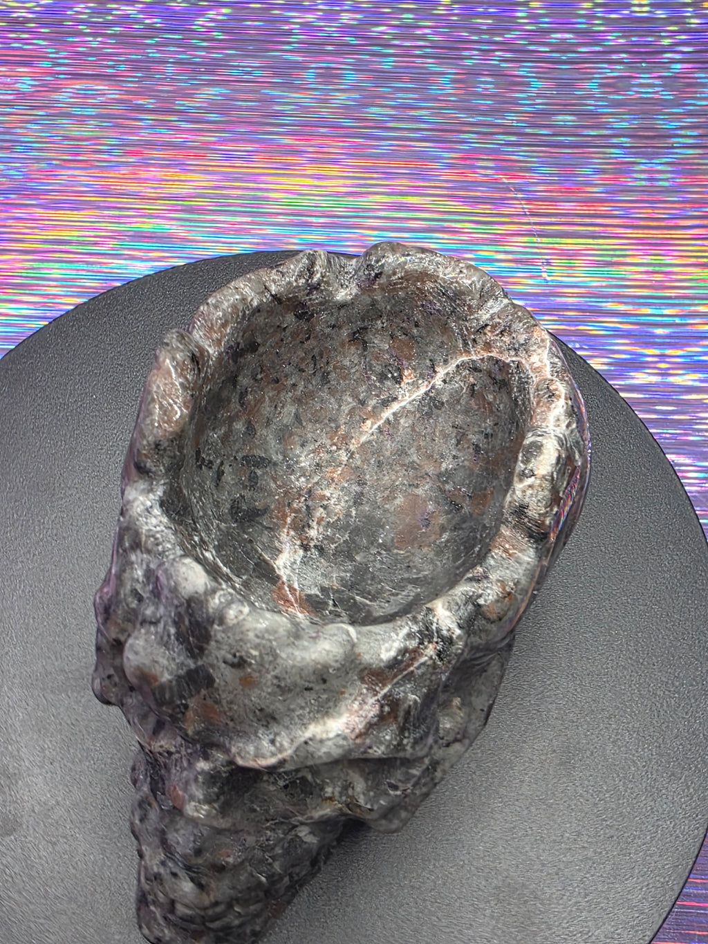 Yooperlite Skull Bowl