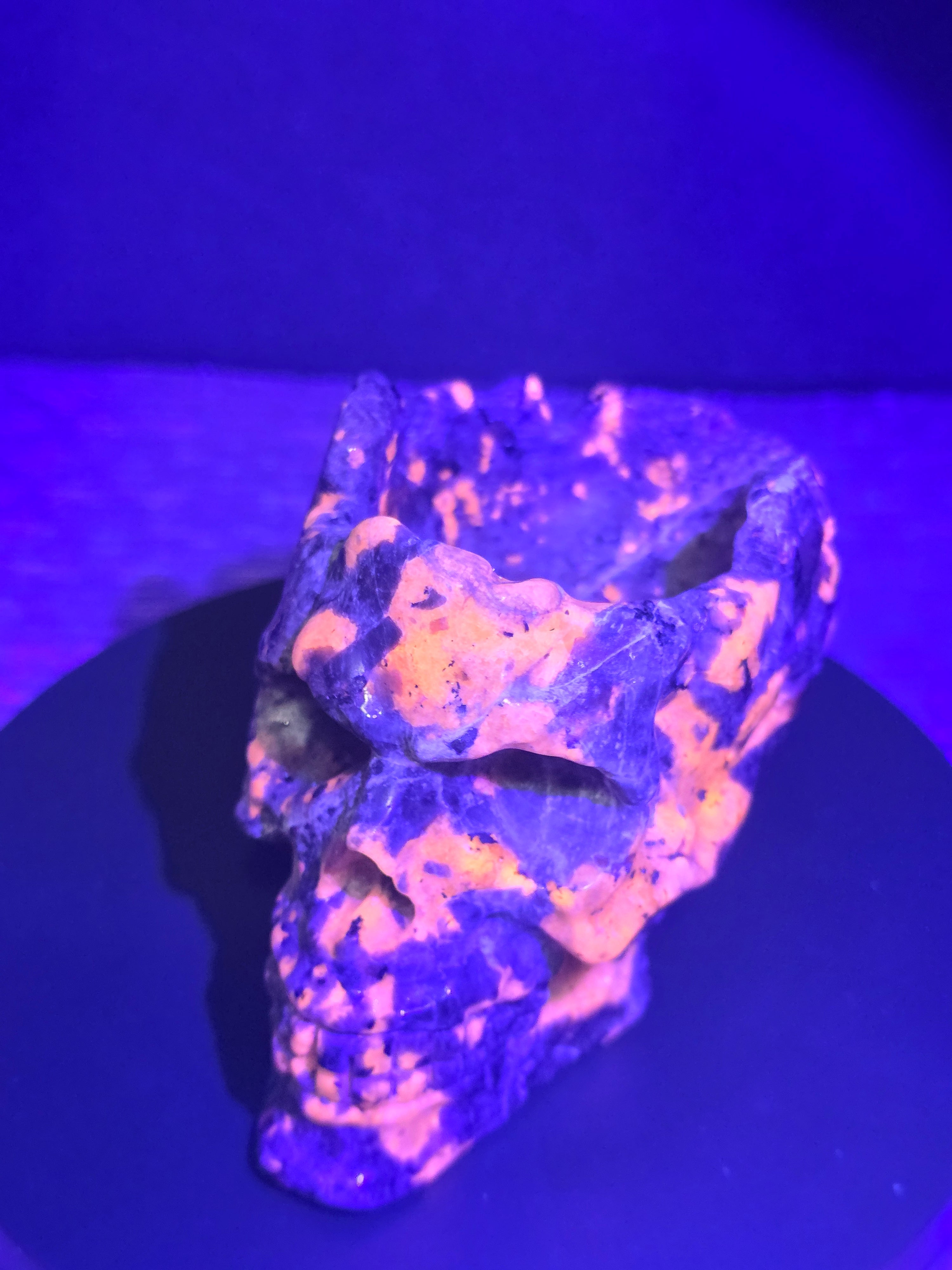 Yooperlite Skull Bowl