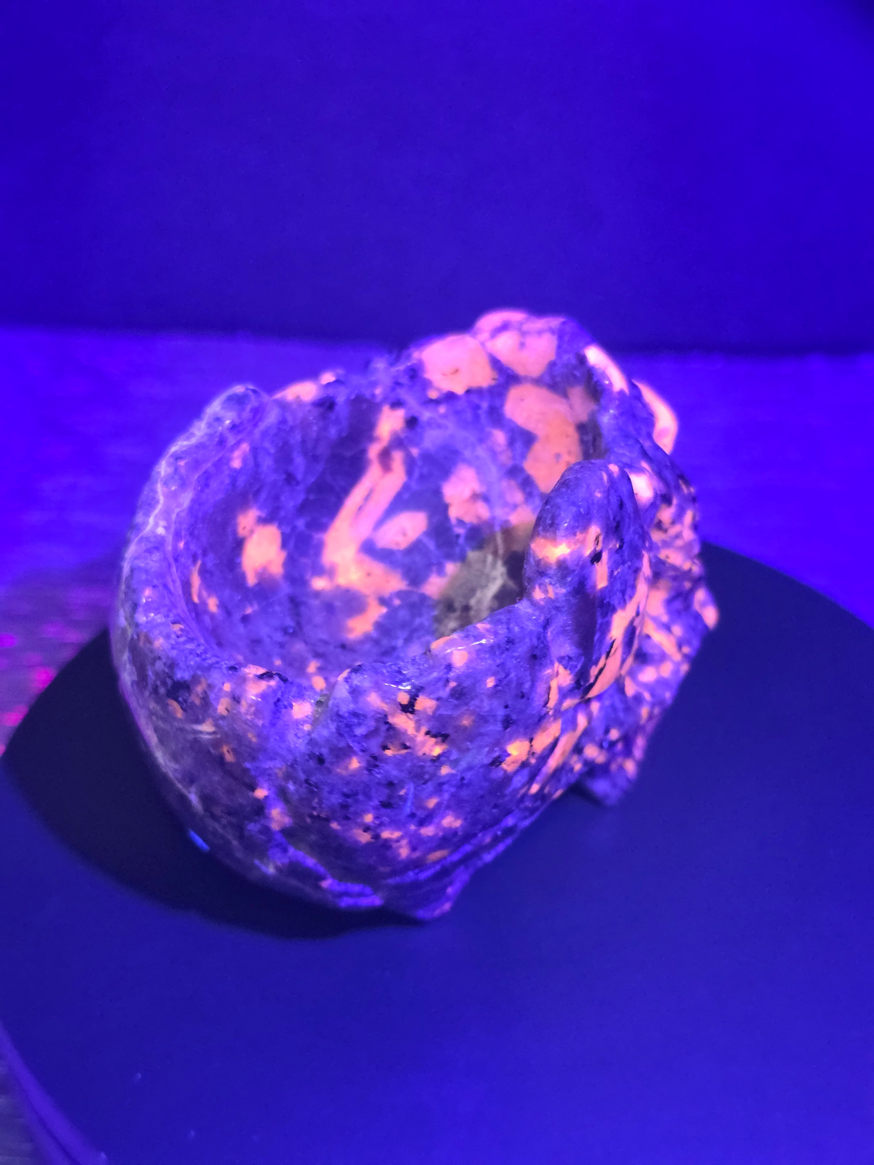 Yooperlite Skull Bowl