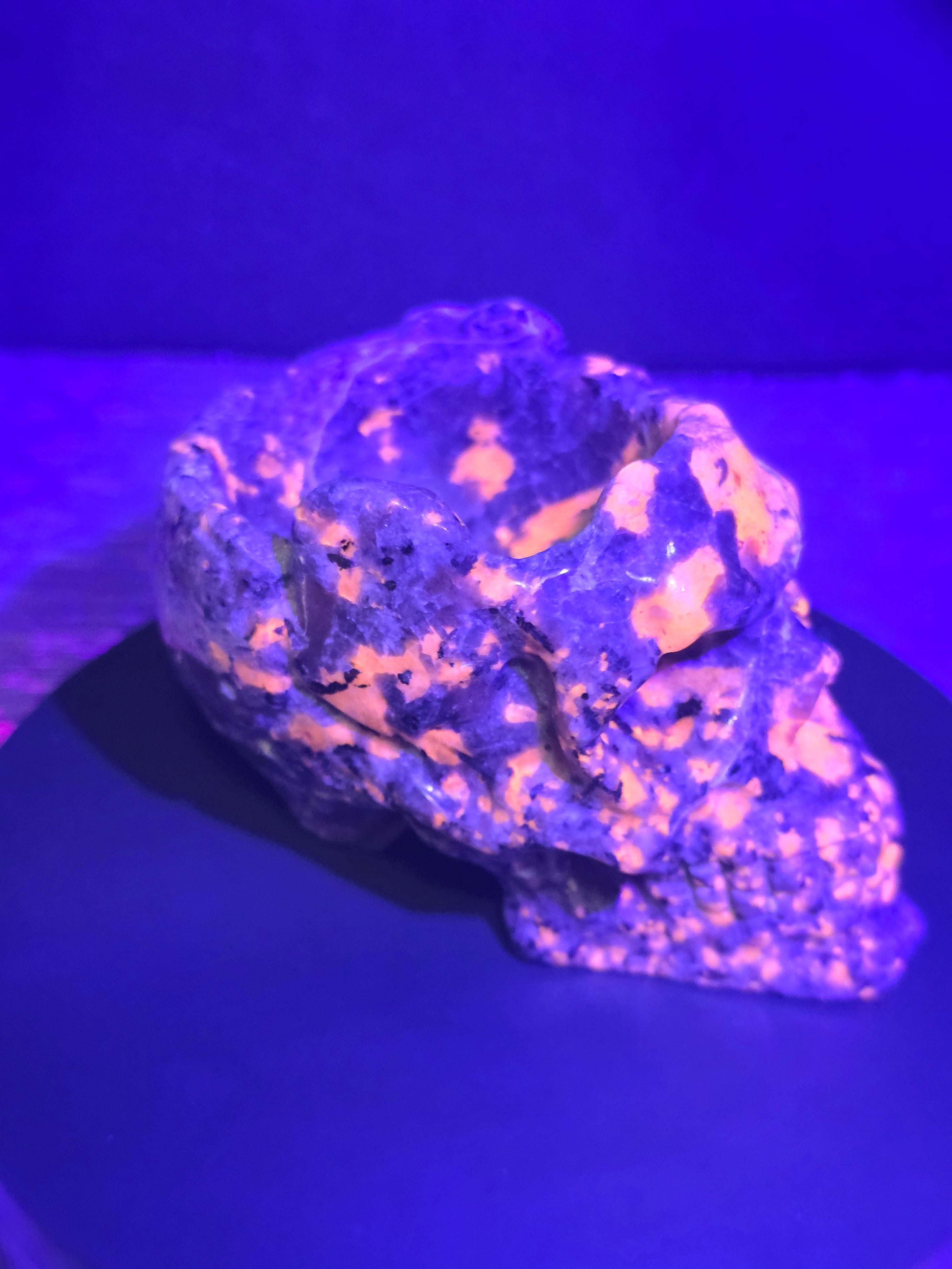 Yooperlite Skull Bowl