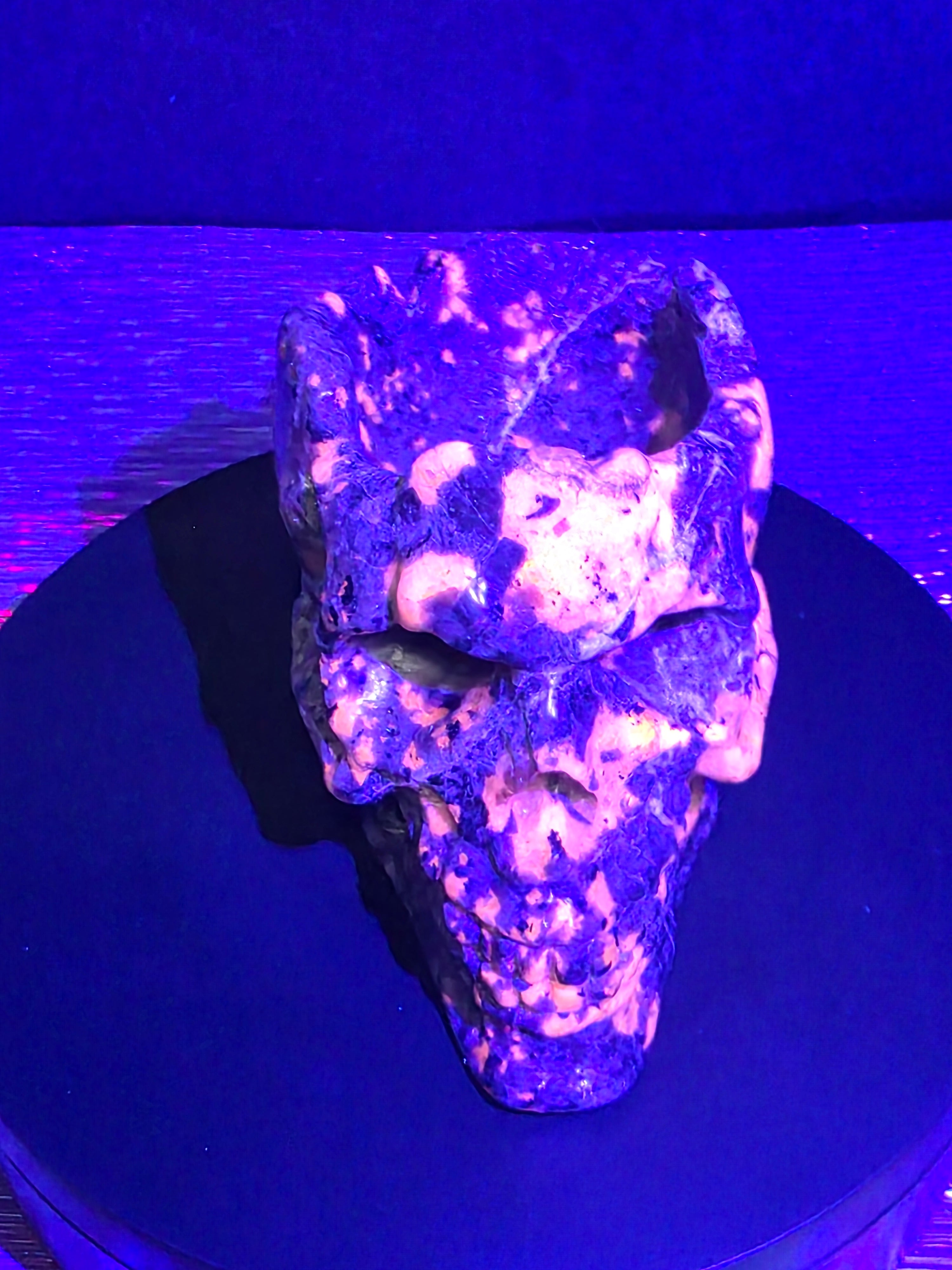 Yooperlite Skull Bowl