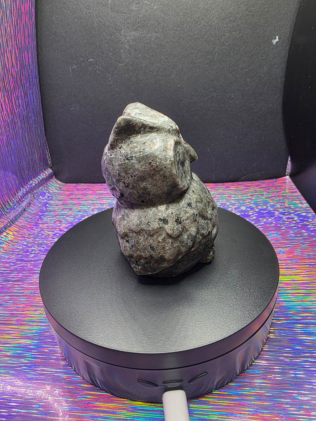 Yooperlite Owl Carving