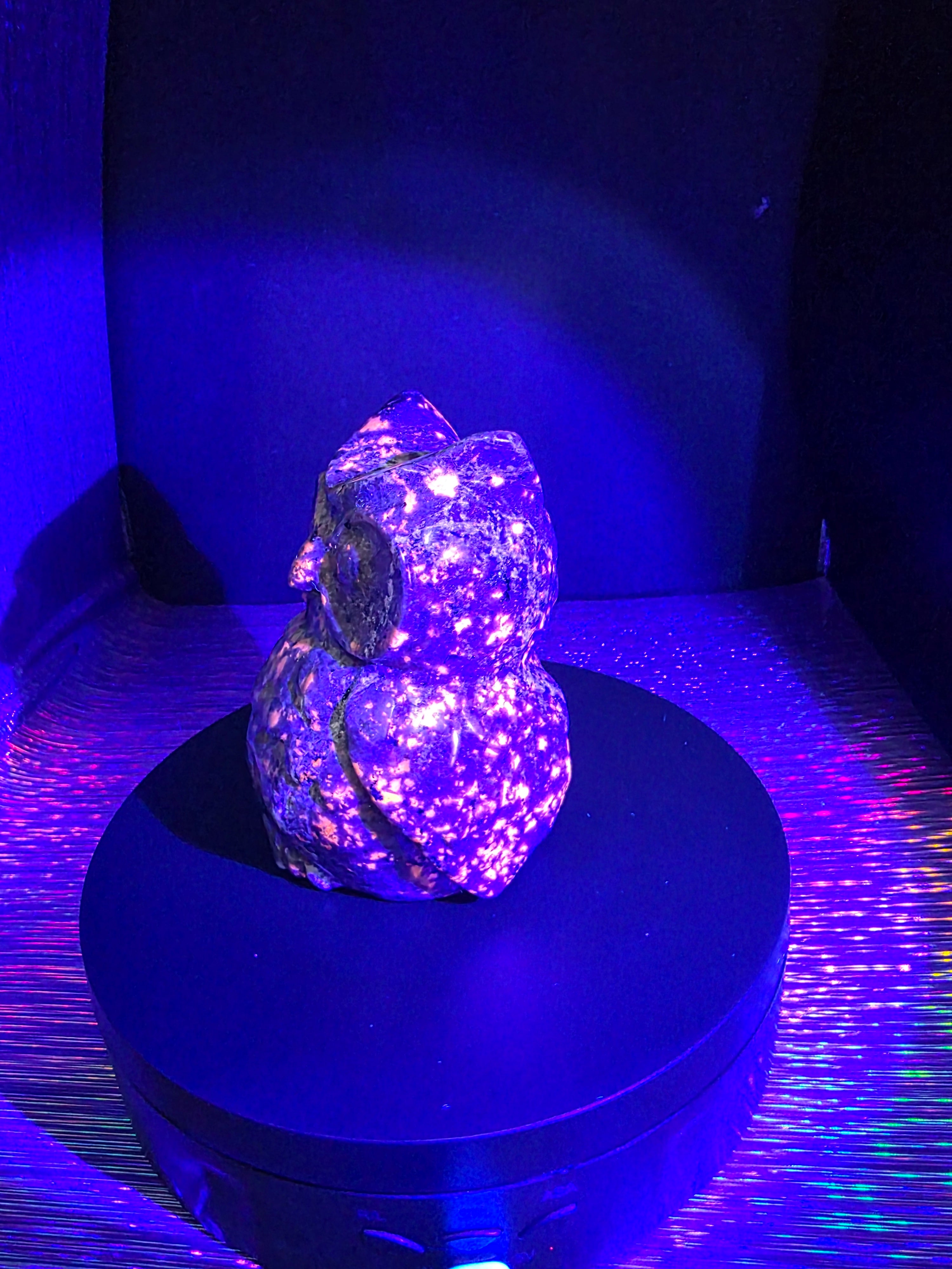 Yooperlite Owl Carving