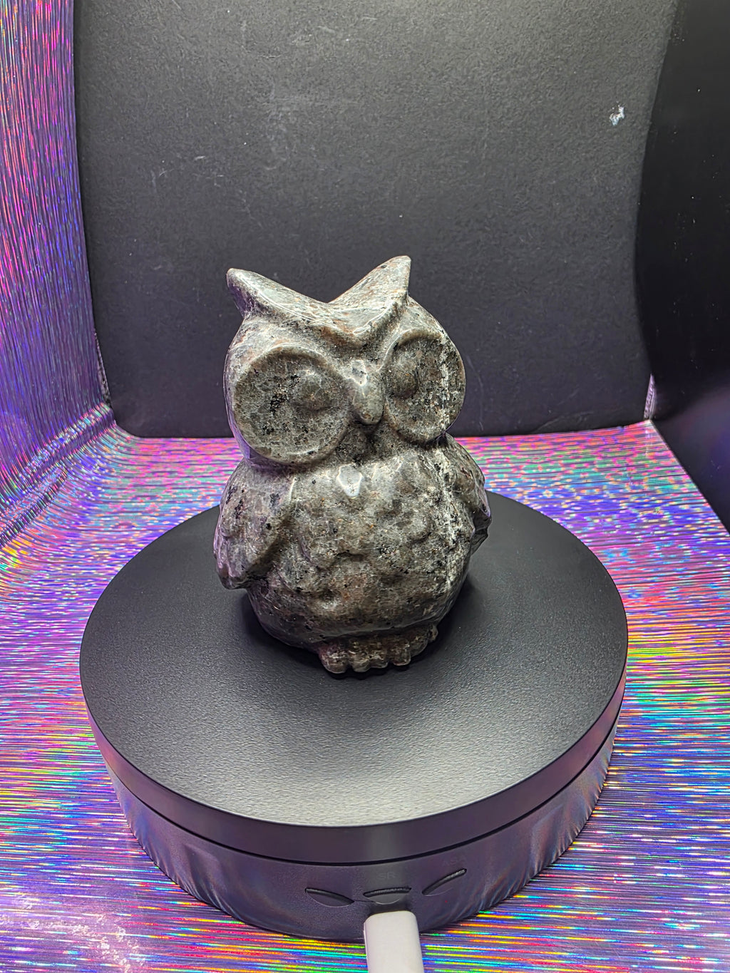 Yooperlite Owl Carving