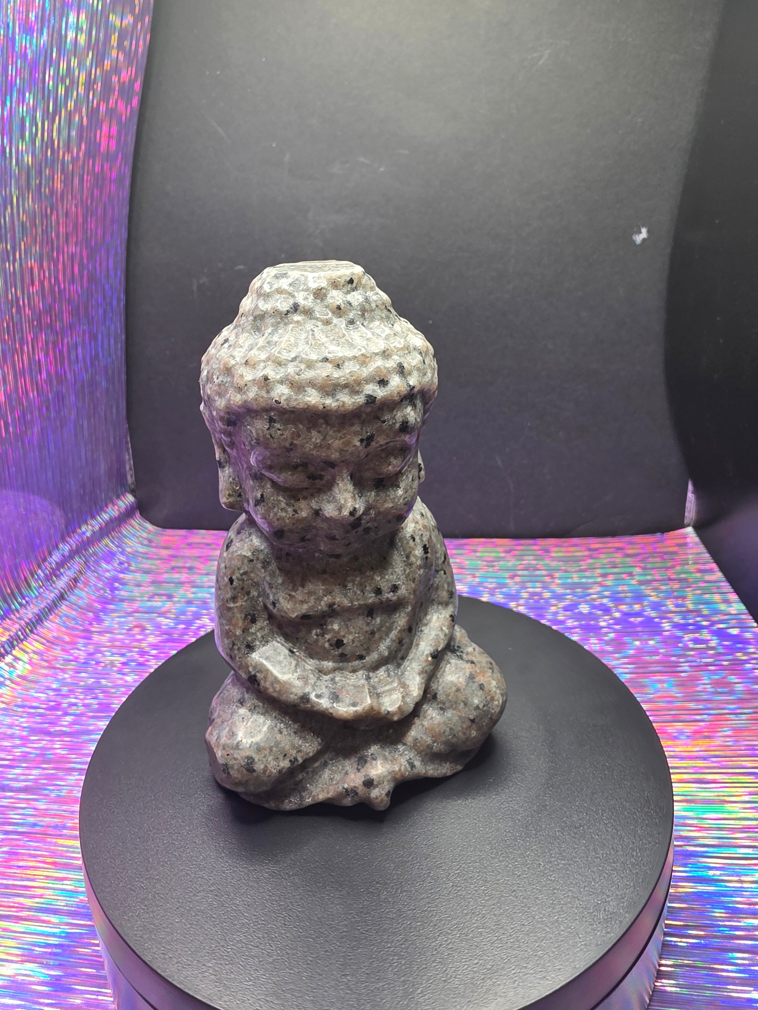Yooperlite Buddha Carving