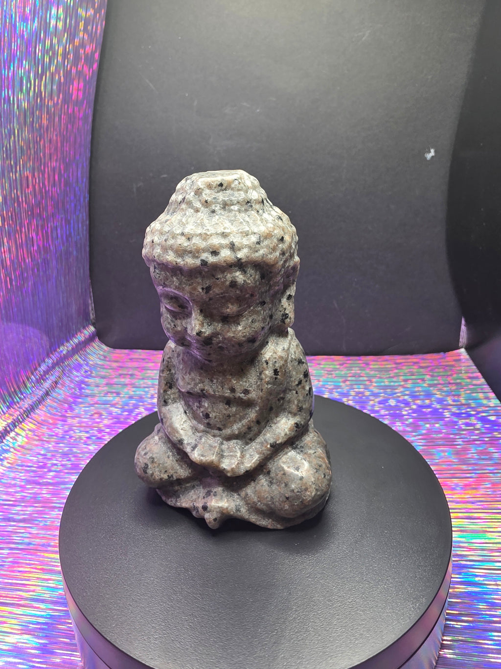 Yooperlite Buddha Carving
