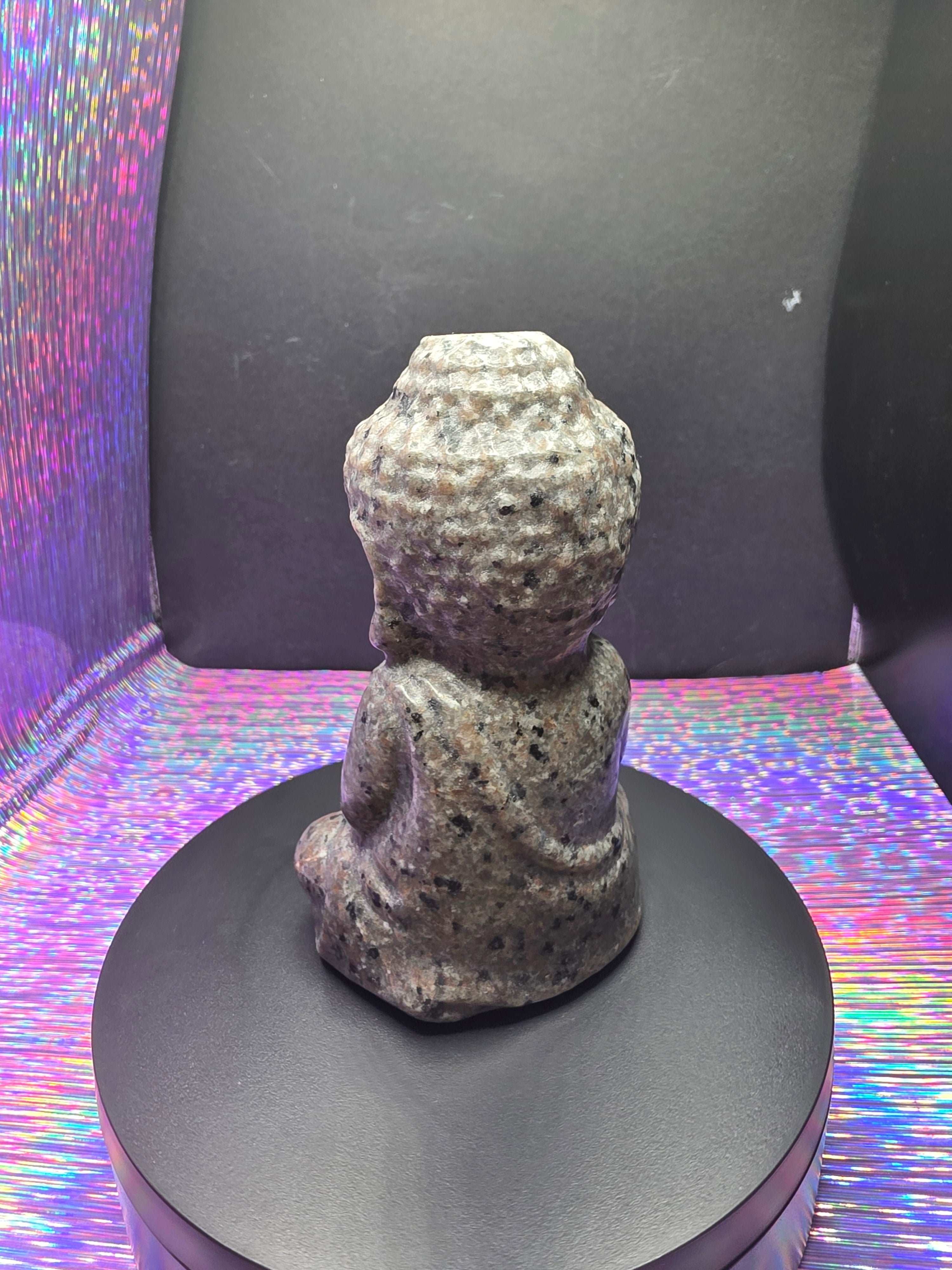Yooperlite Buddha Carving